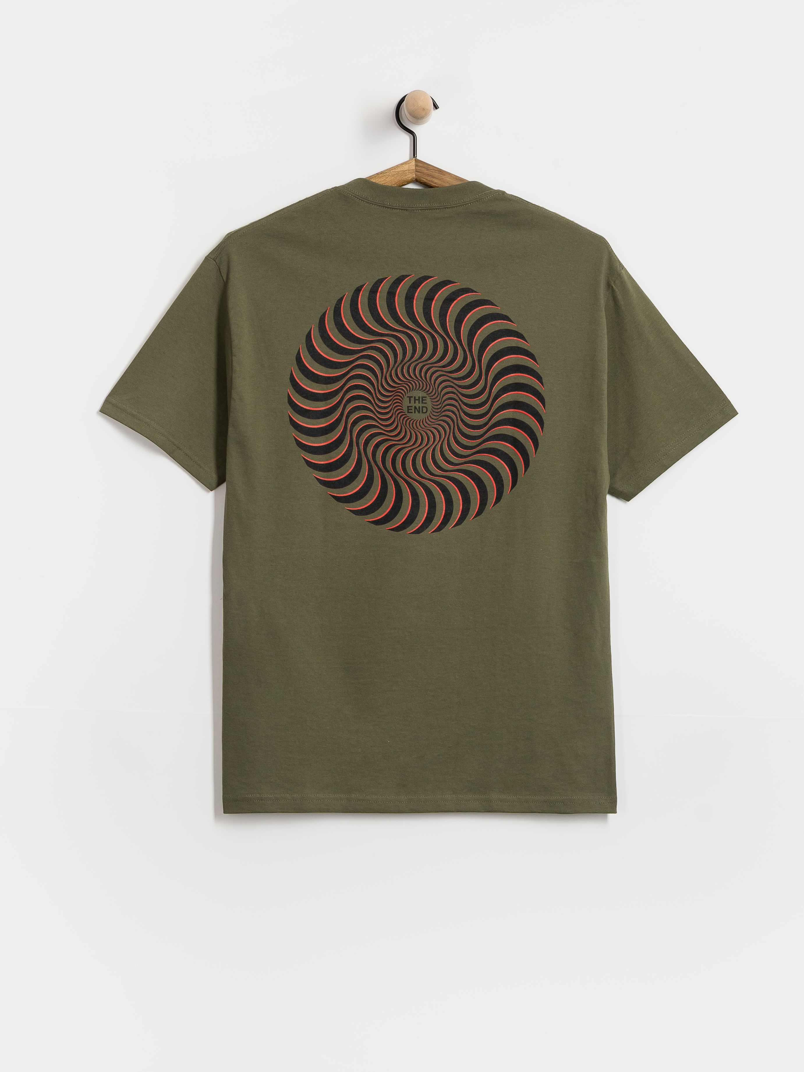 u0424u0443u0442u0431u043eu043bu043au0430 Spitfire Classic Swirl Overlay (military green w/black red prints)