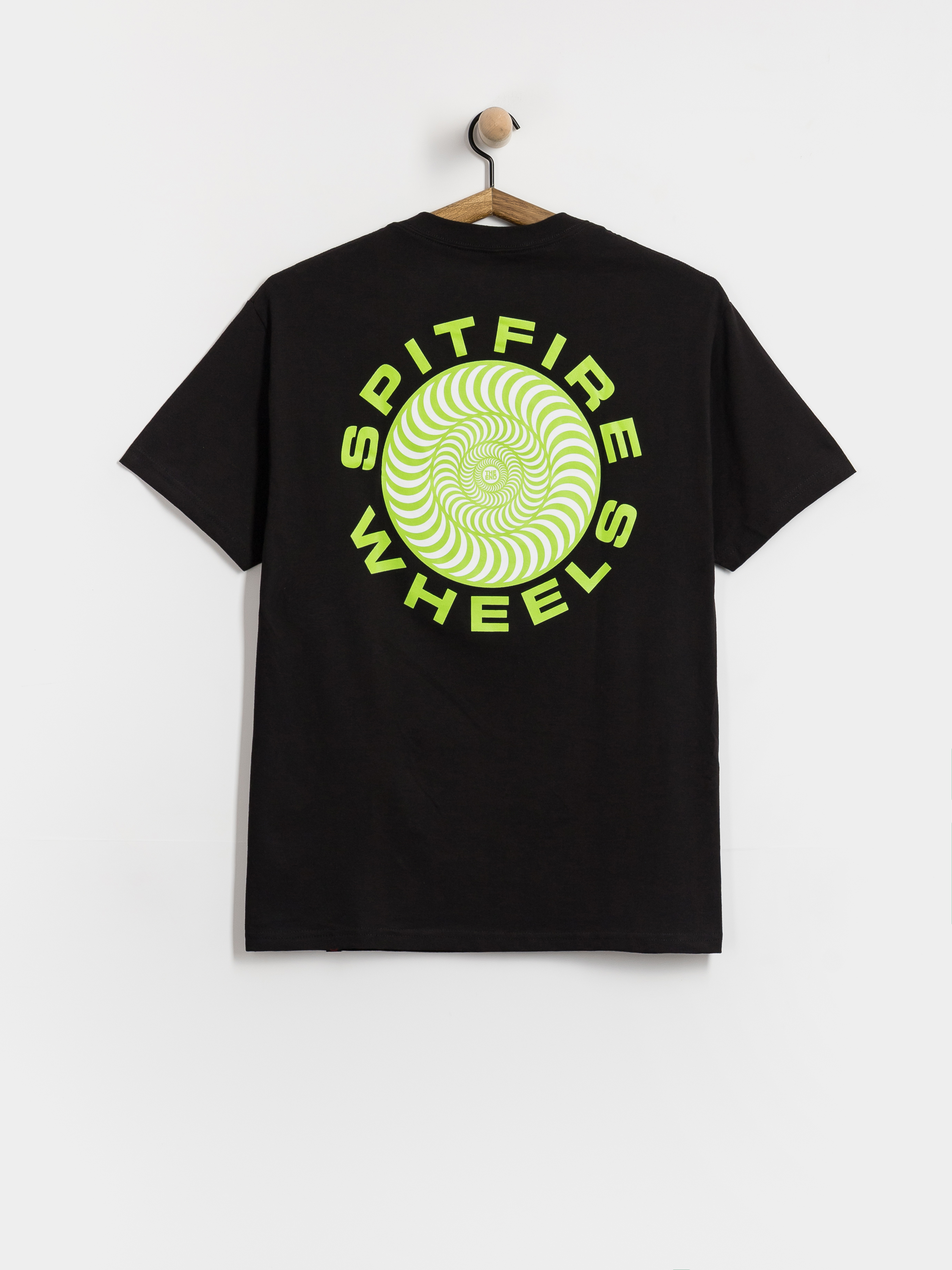Футболка Spitfire Classic 87 Swirl Fill (black w/green white prints)
