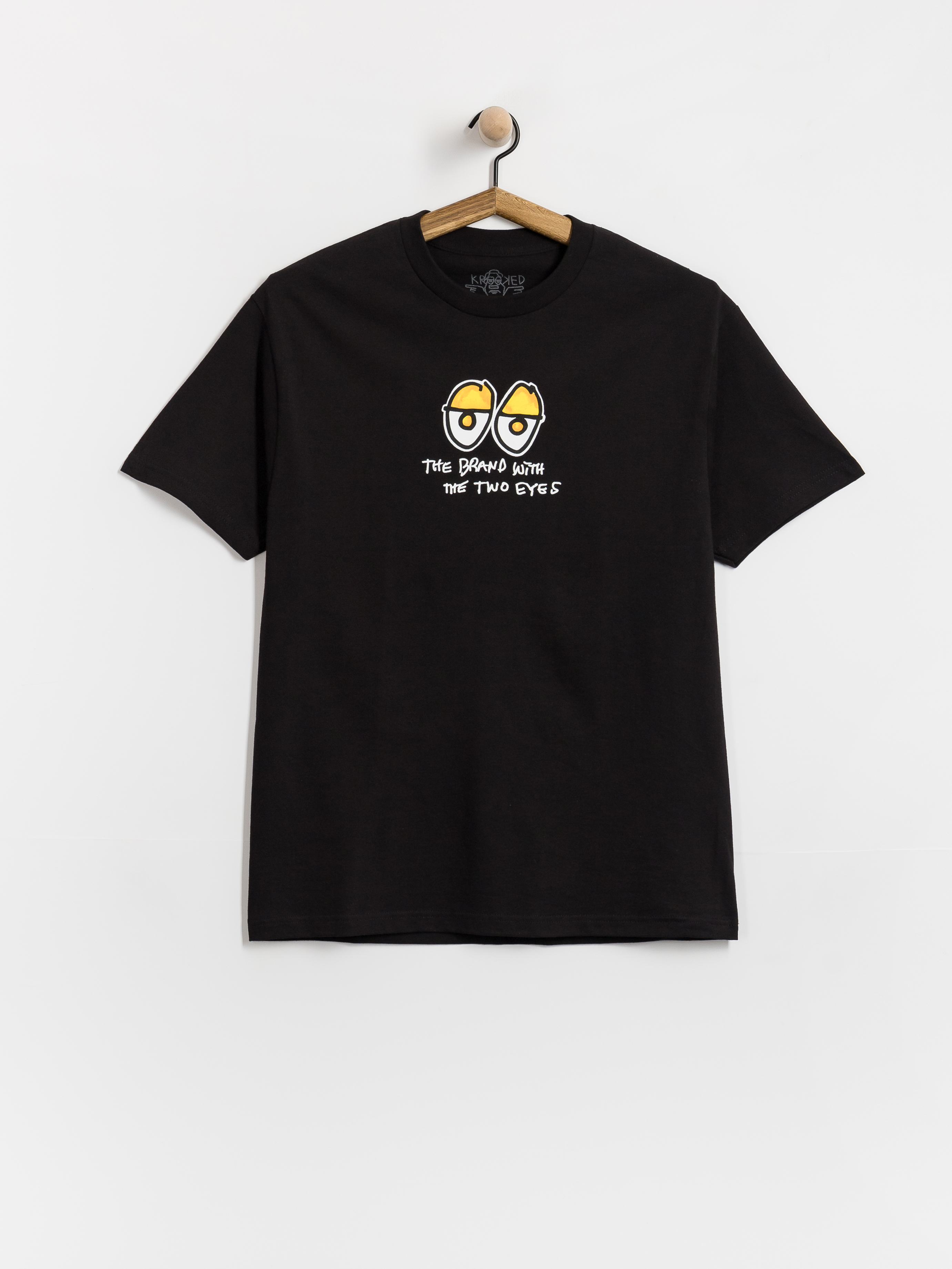 Футболка Krooked Two Eyes Fill (black w/multi color print)