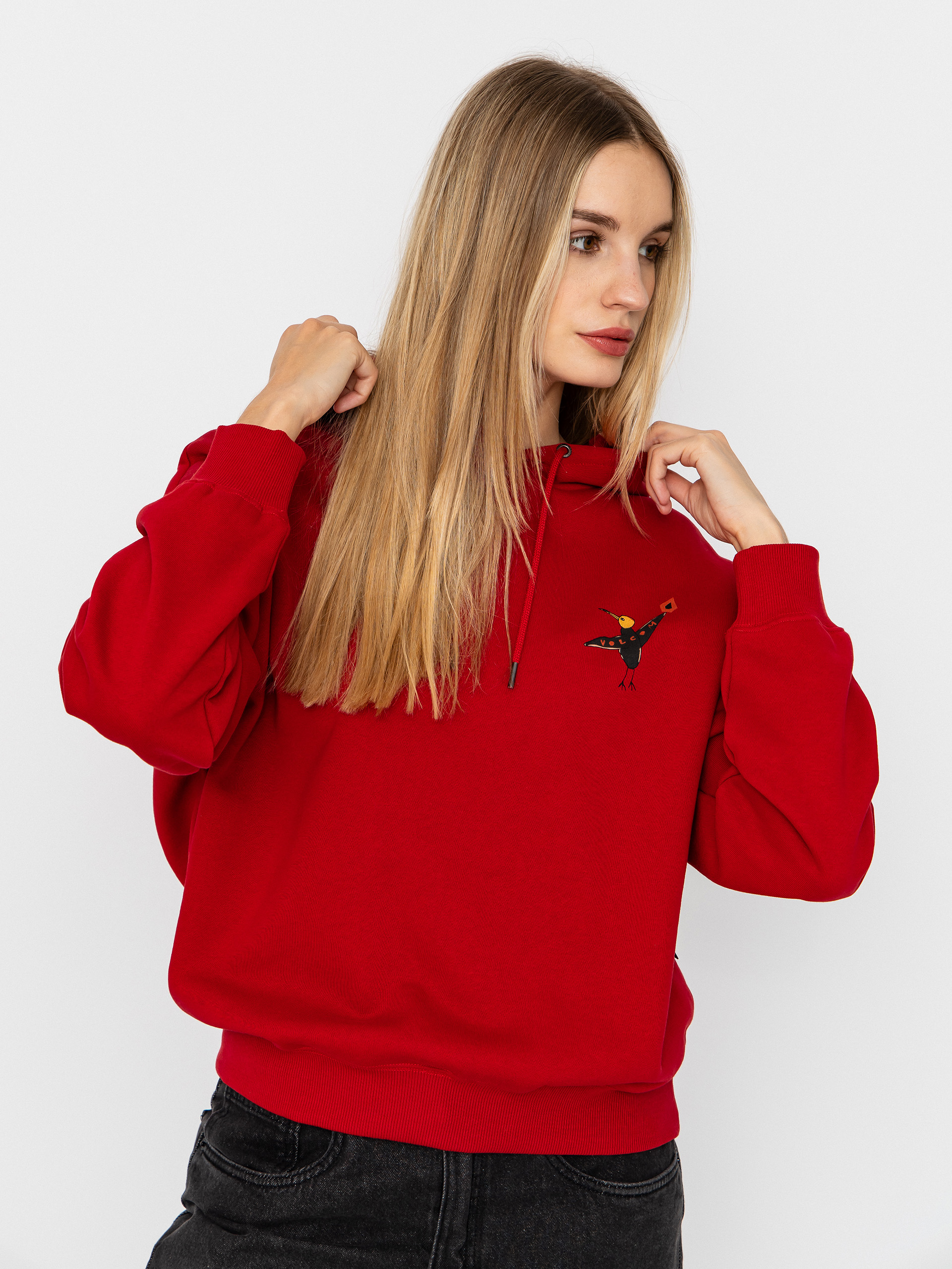 Худі Volcom Moove On HD Wmn (deep red)