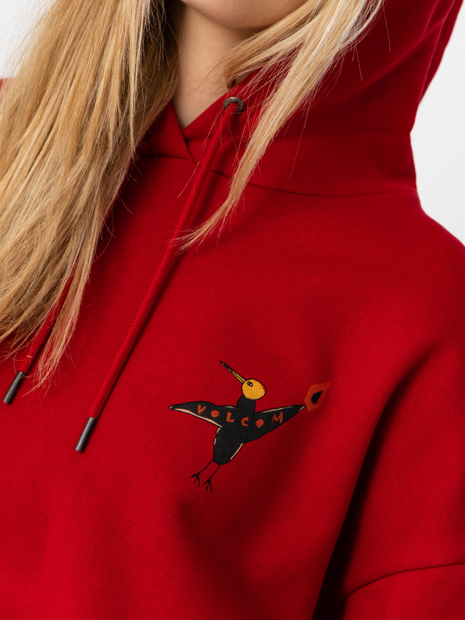 Худі Volcom Moove On HD Wmn (deep red)