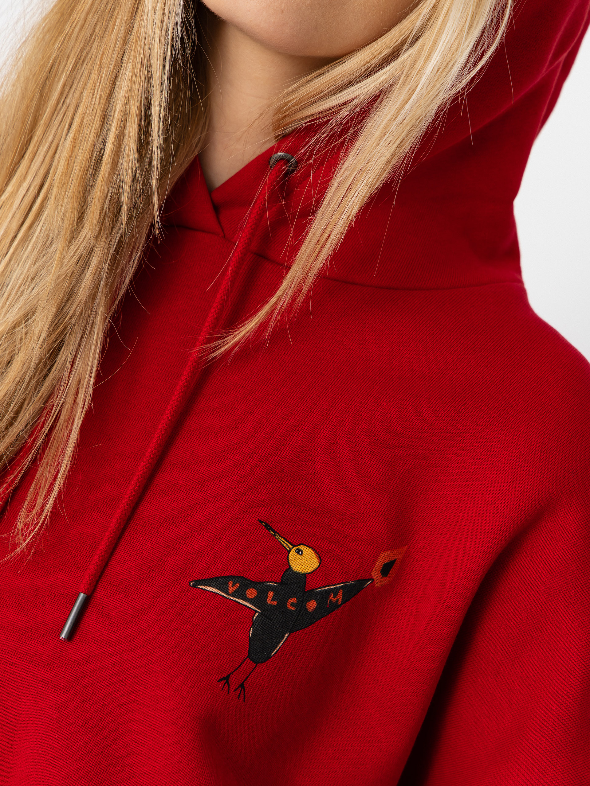 Худі Volcom Moove On HD Wmn (deep red)