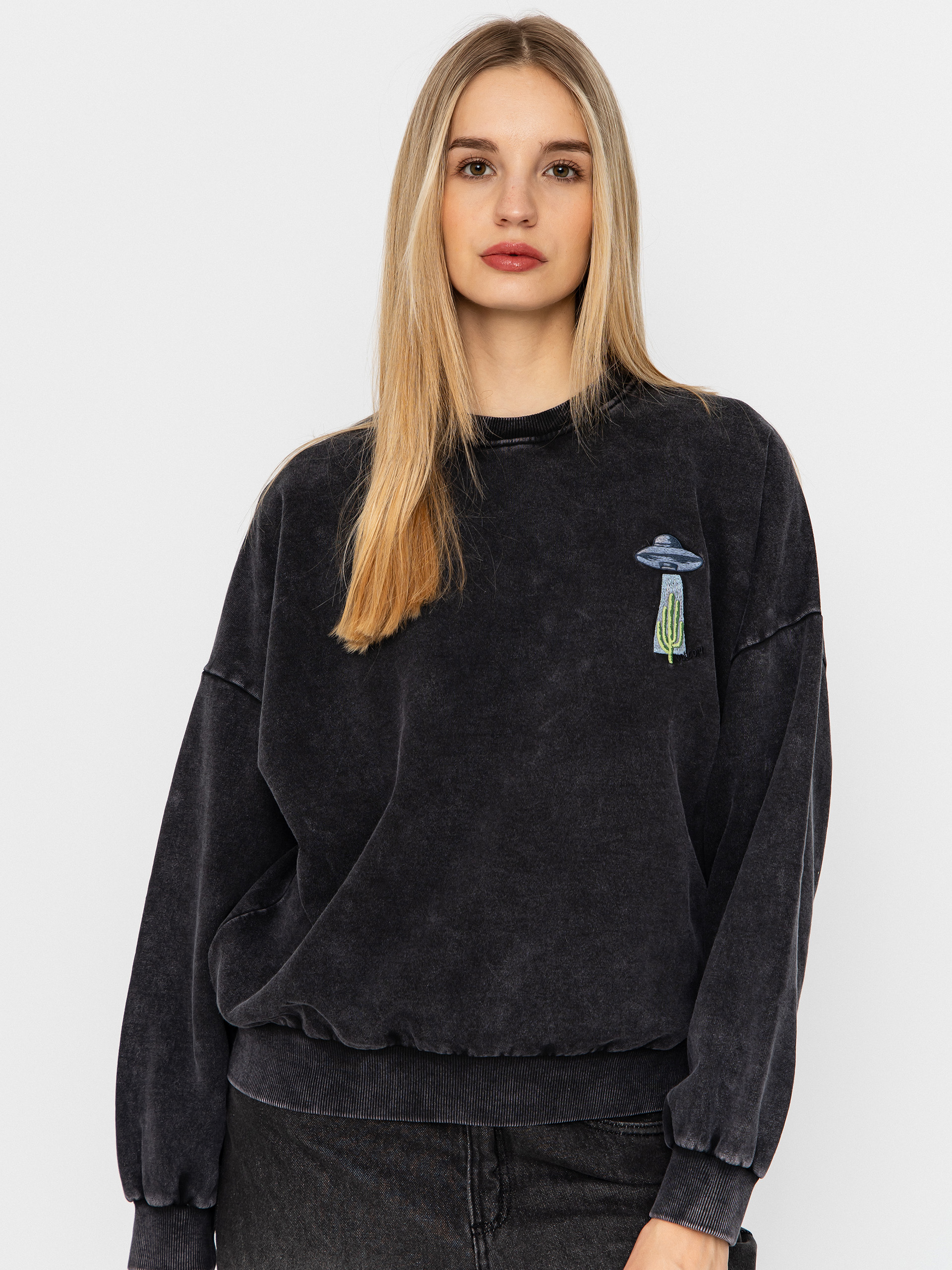 Світшот Volcom Fa Mickey Mason Crew Wmn (vintage black)