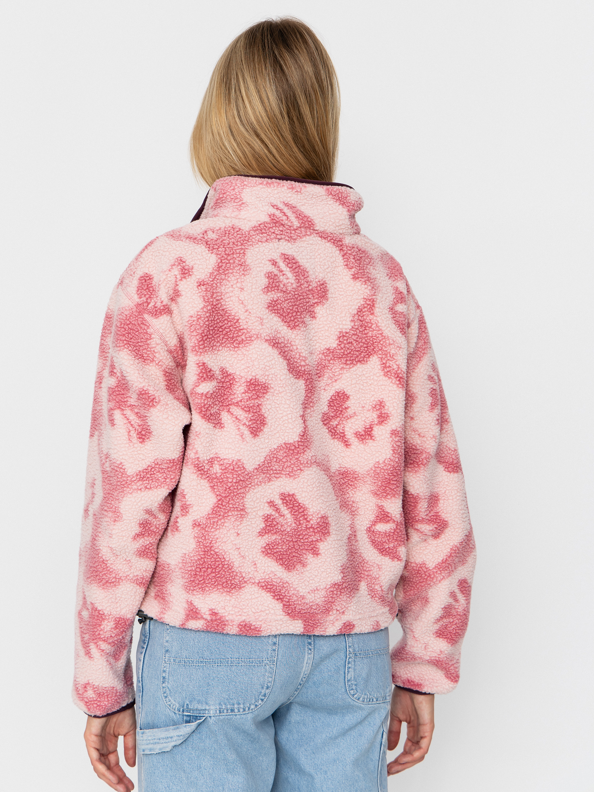 Жіночий Флісовий светр Columbia Helvetia II Printed Cropped Half Snap (rosette/sprayflower)