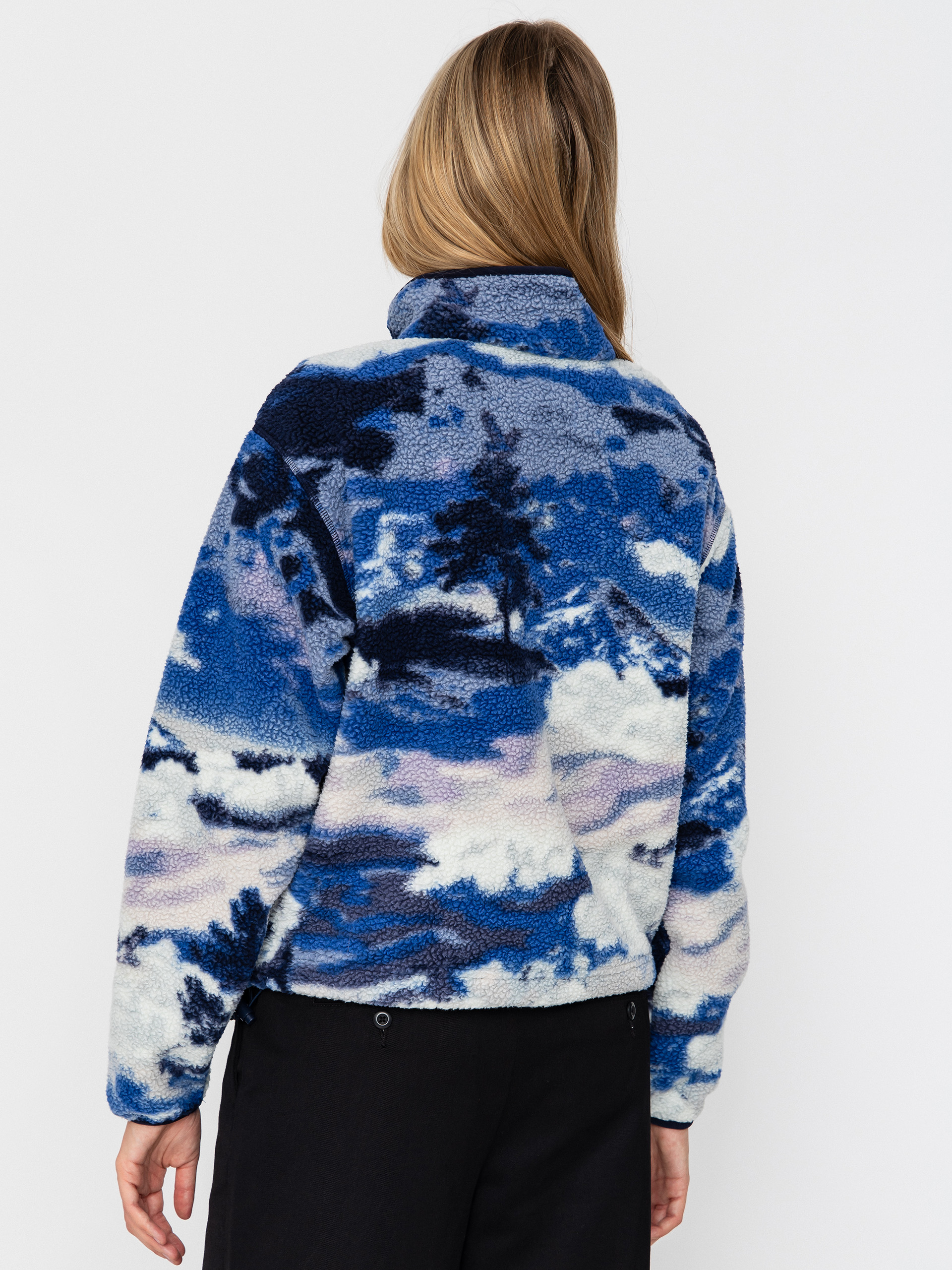 Жіночий Флісовий светр Columbia Helvetia II Printed Cropped Half Snap (nocturnal/dreaming)