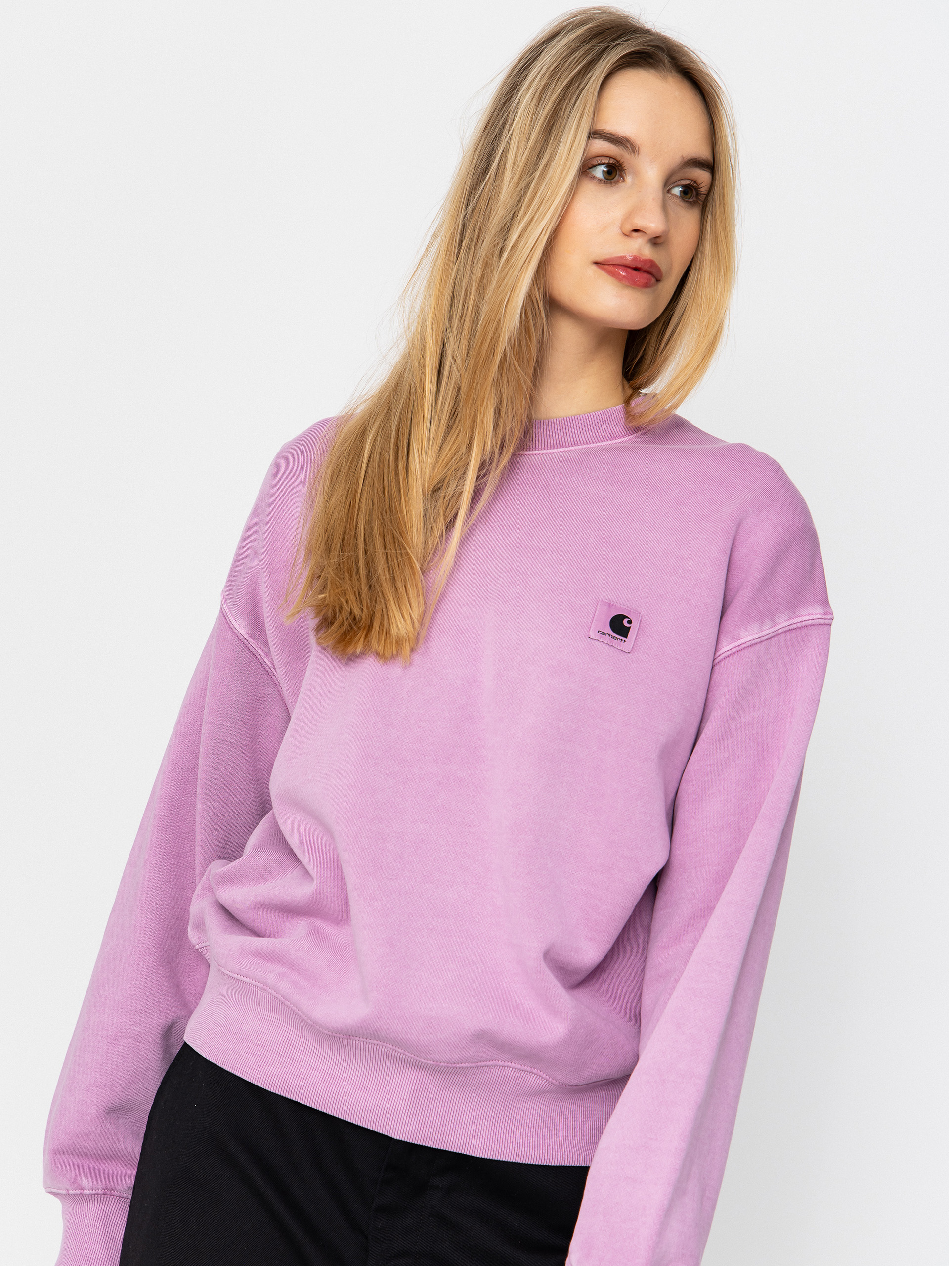 Світшот Carhartt WIP Nelson Wmn (gentle purple)