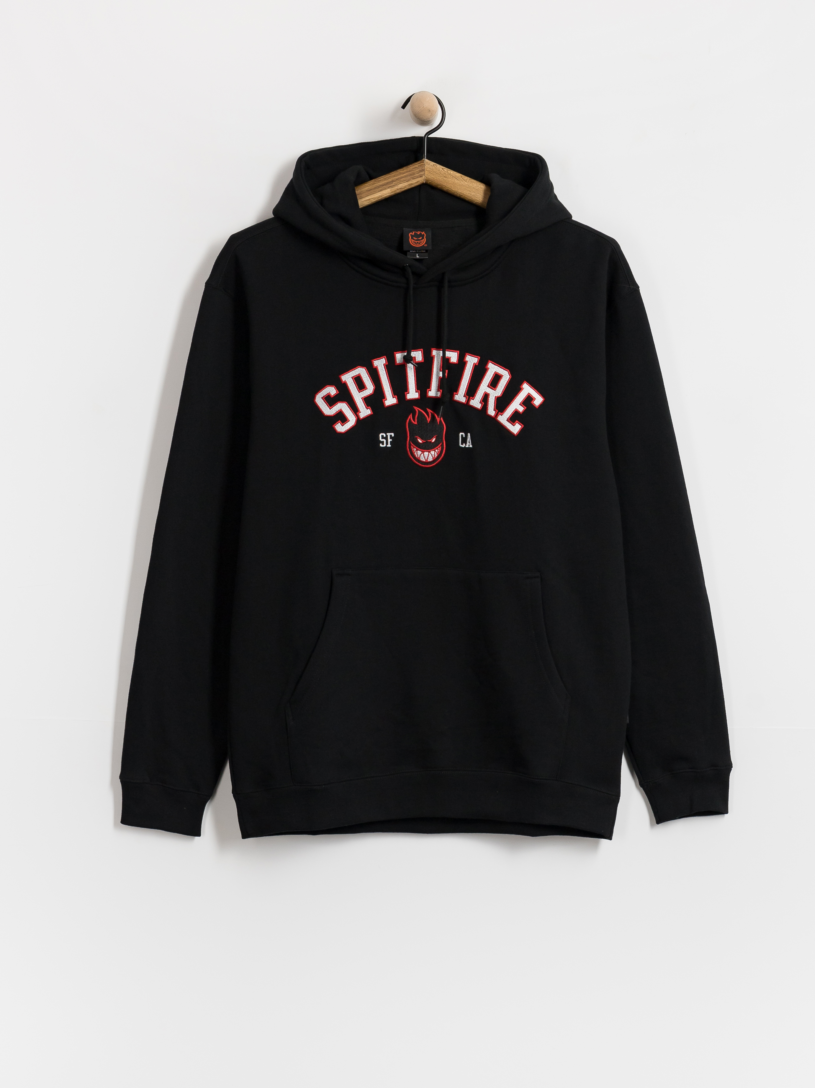 Худі Spitfire Team Bighead HD (black w/red white black embroidery)