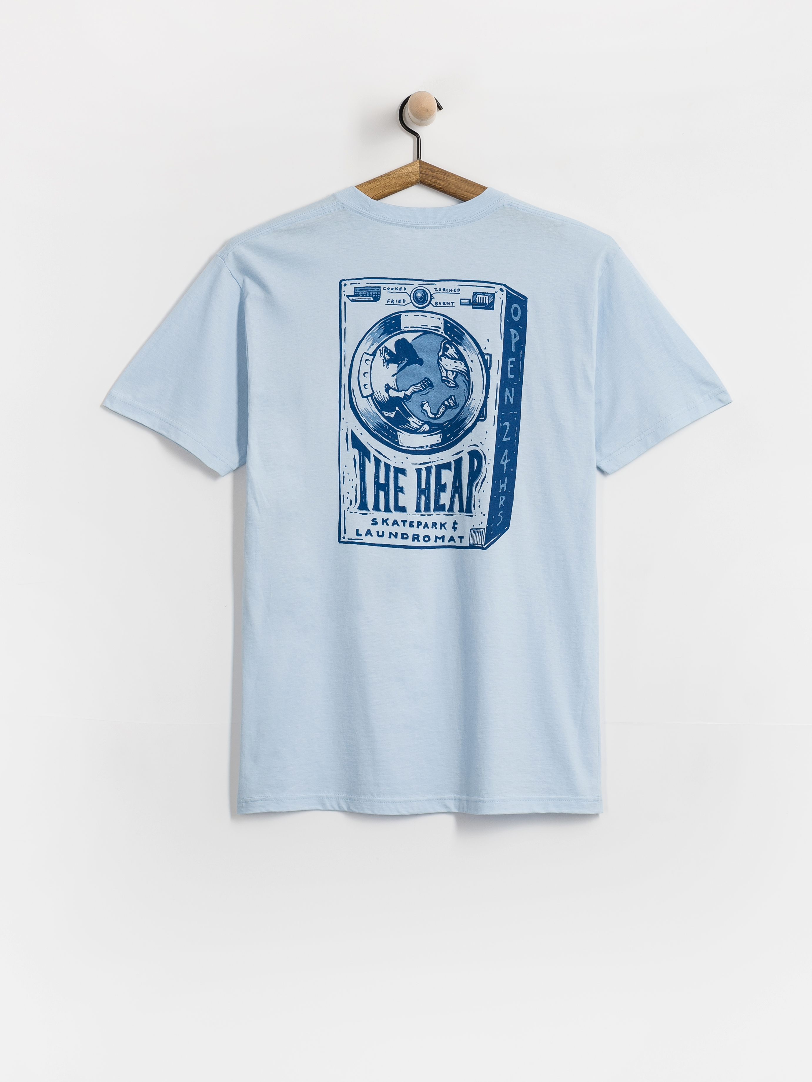Футболка Antihero The Heap (powder blue w/dk blue prints)