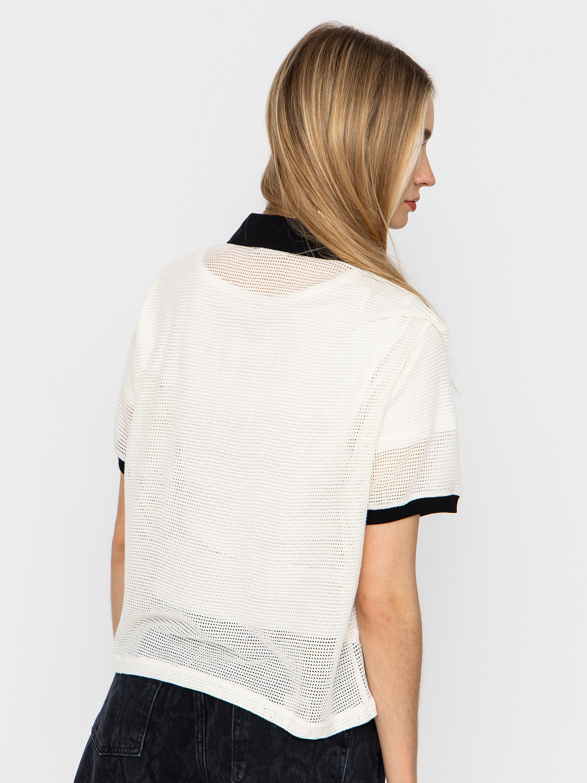Футболка Brixton Varsity Wmn (off white/black)