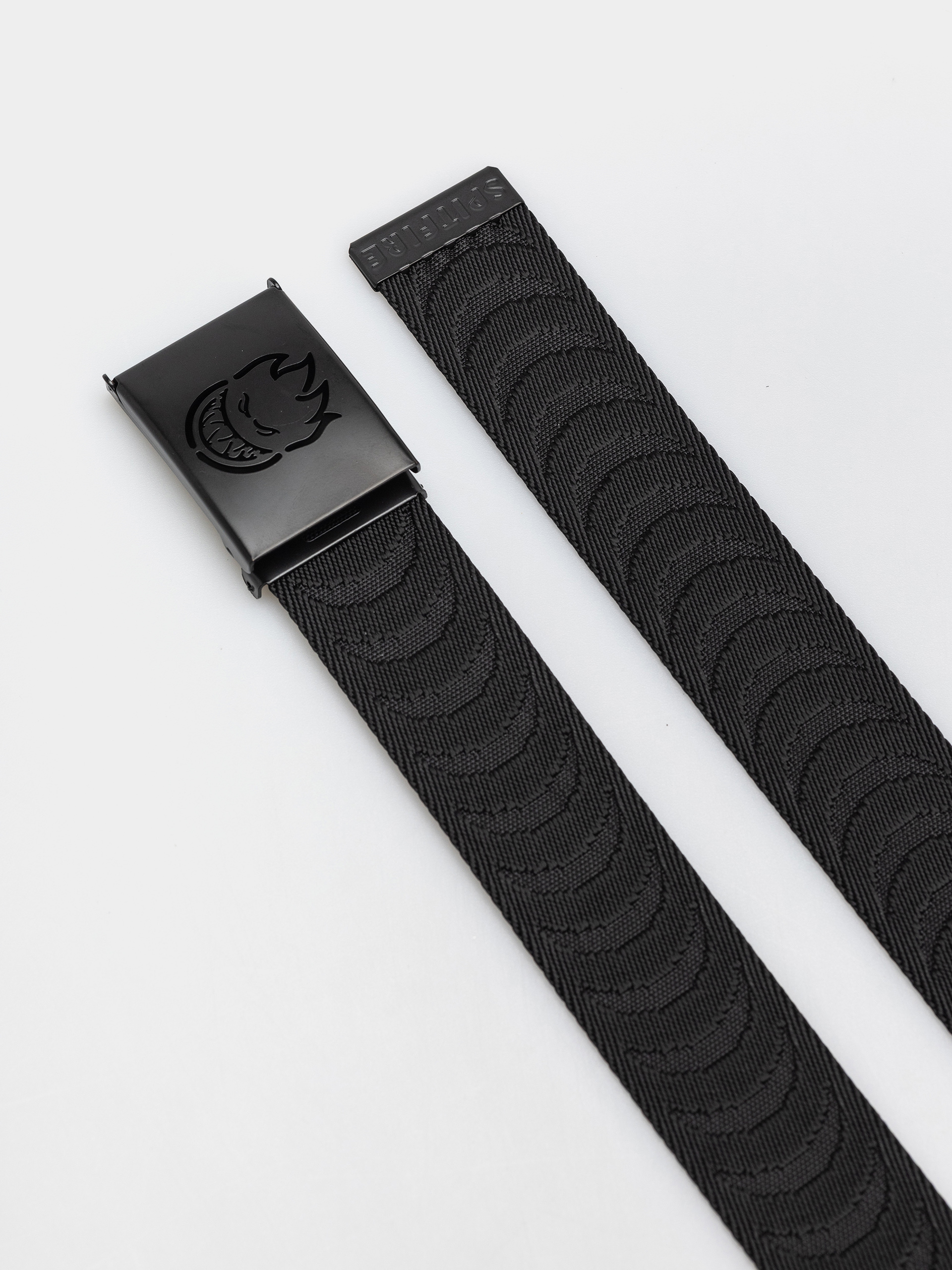 Ремінь Spitfire Bighead Cut Out Crescent Jaquard (black/black)