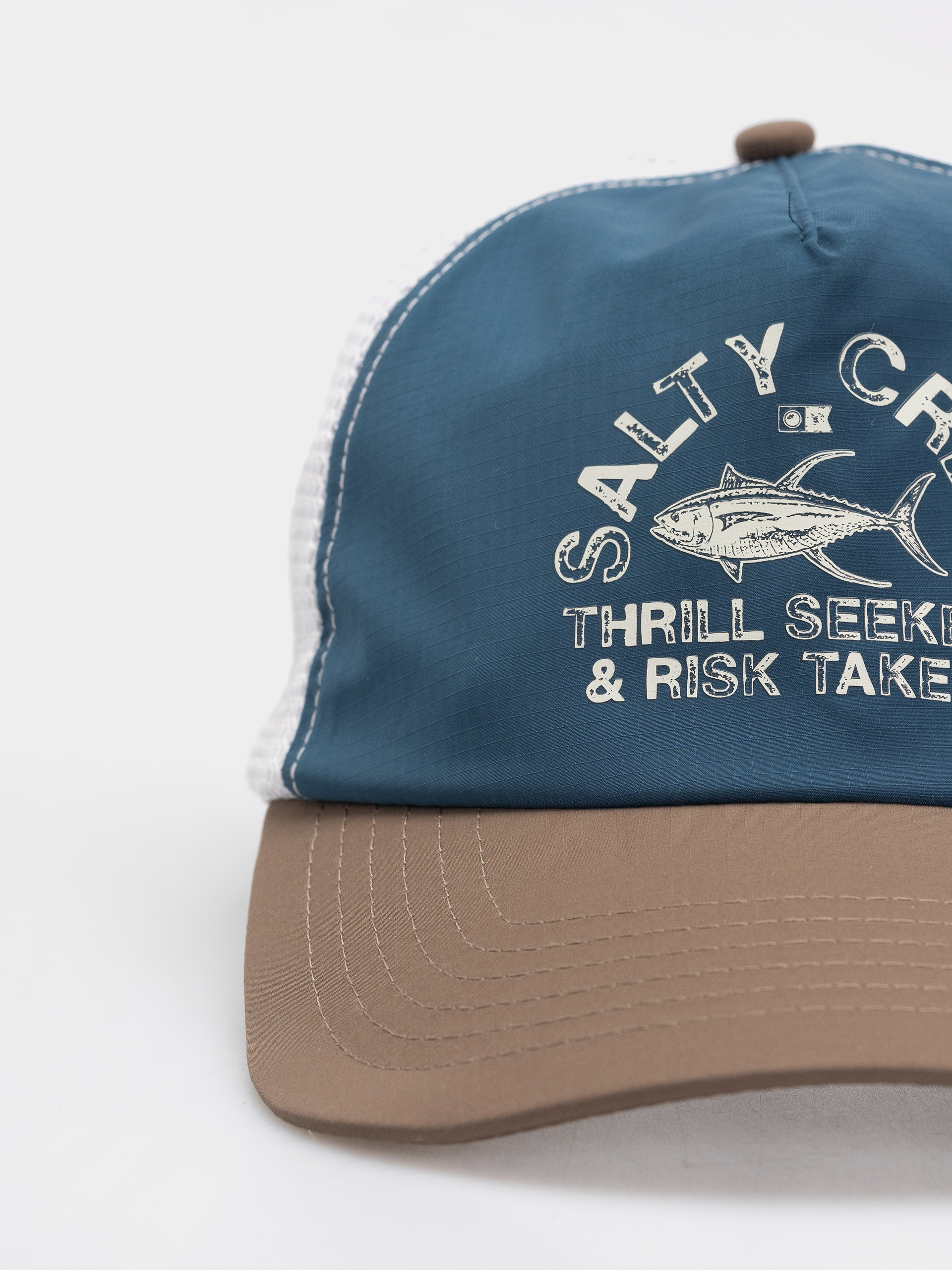 Кепка Salty Crew Stamped Trucker (deep ocean/brown)