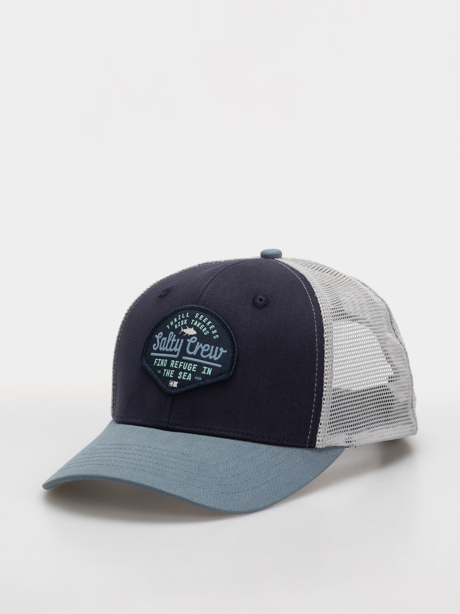 u041au0435u043fu043au0430 Salty Crew Border Trucker (navy/slate)