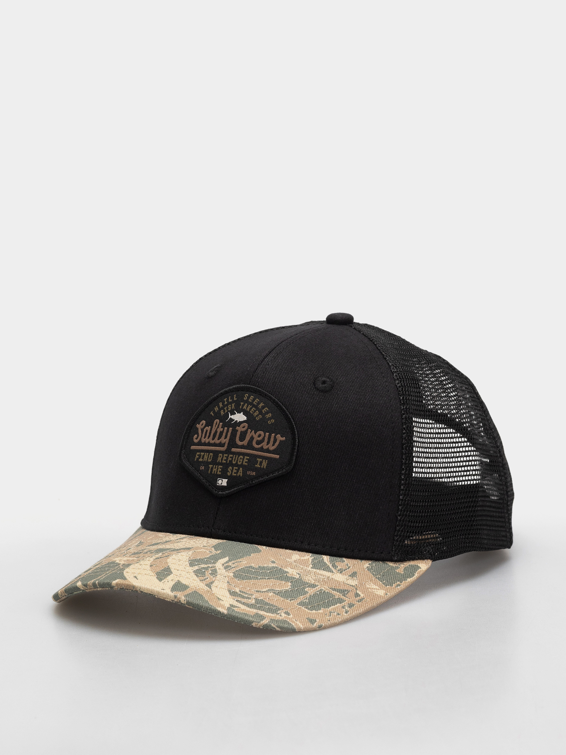 Кепка Salty Crew Border Trucker (black camo)