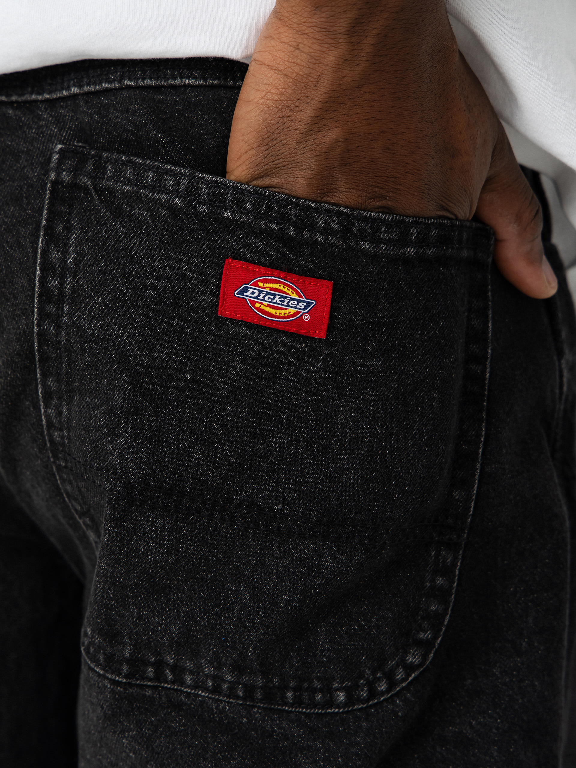 Штани Dickies 958 Baggy Tapered Work (black wash faded)
