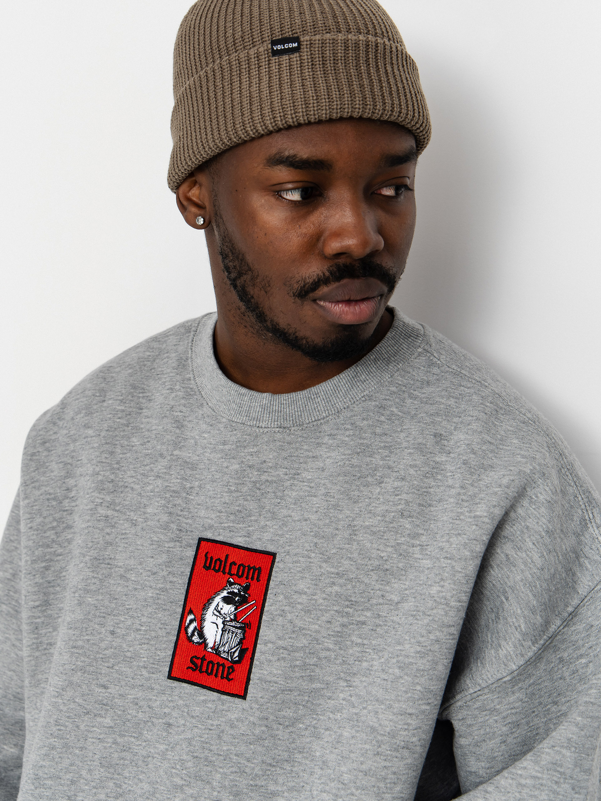 Світшот Volcom Rockout Crew (heather grey)