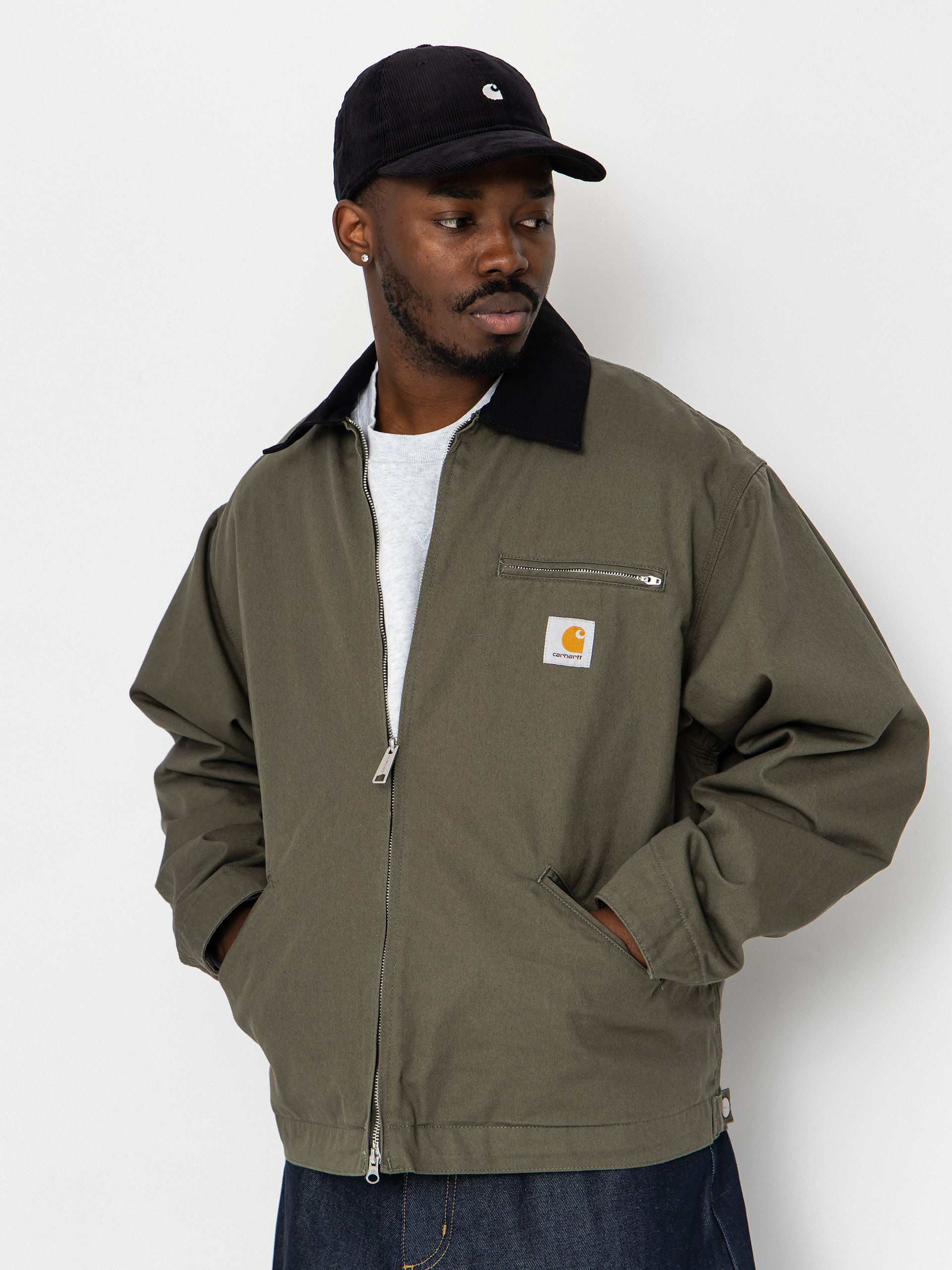 Куртка Carhartt WIP OG Detroit - коричневий (tobacco/black/stone