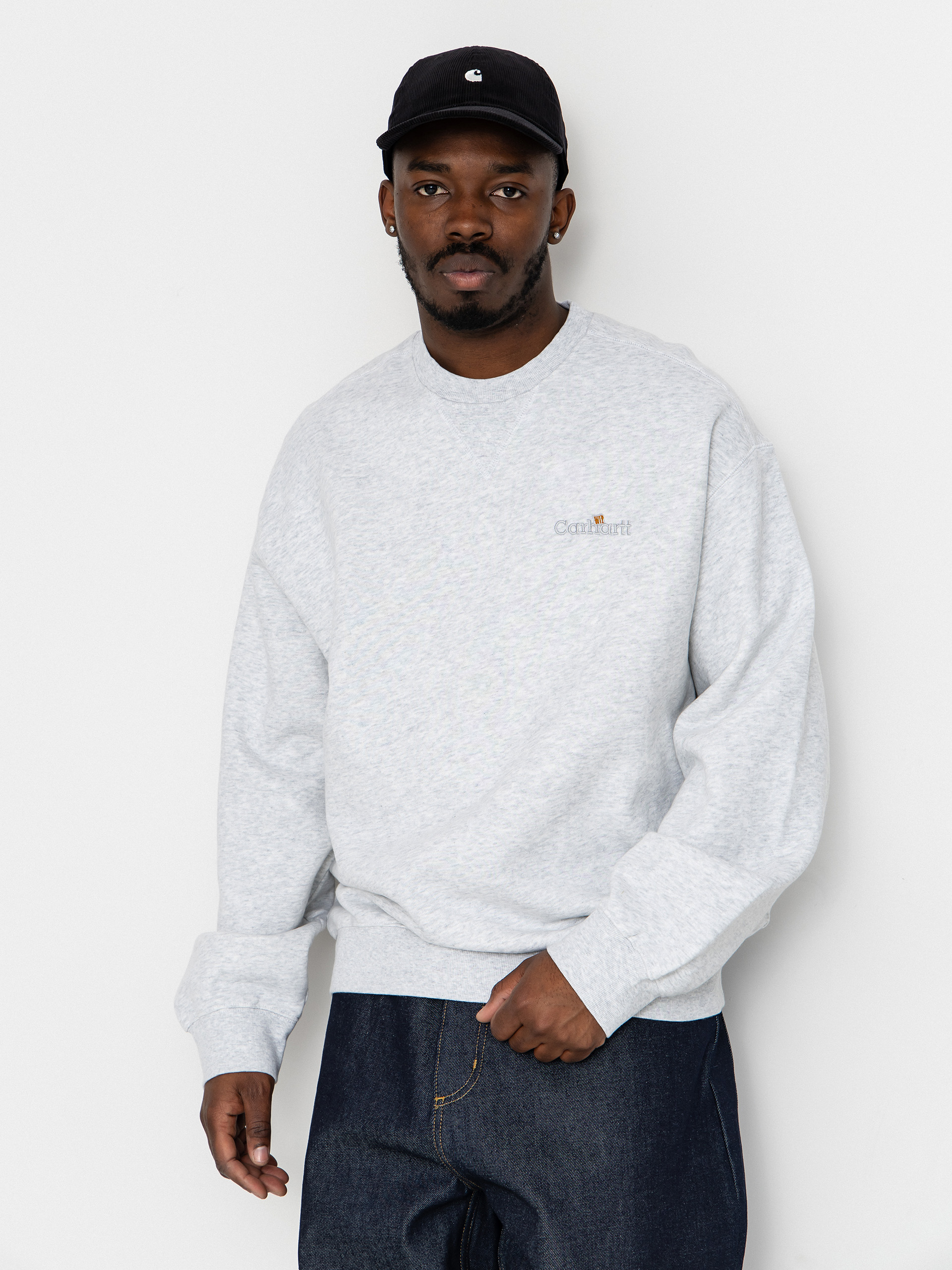 u0421u0432u0456u0442u0448u043eu0442 Carhartt WIP WIP Label (ash heather)