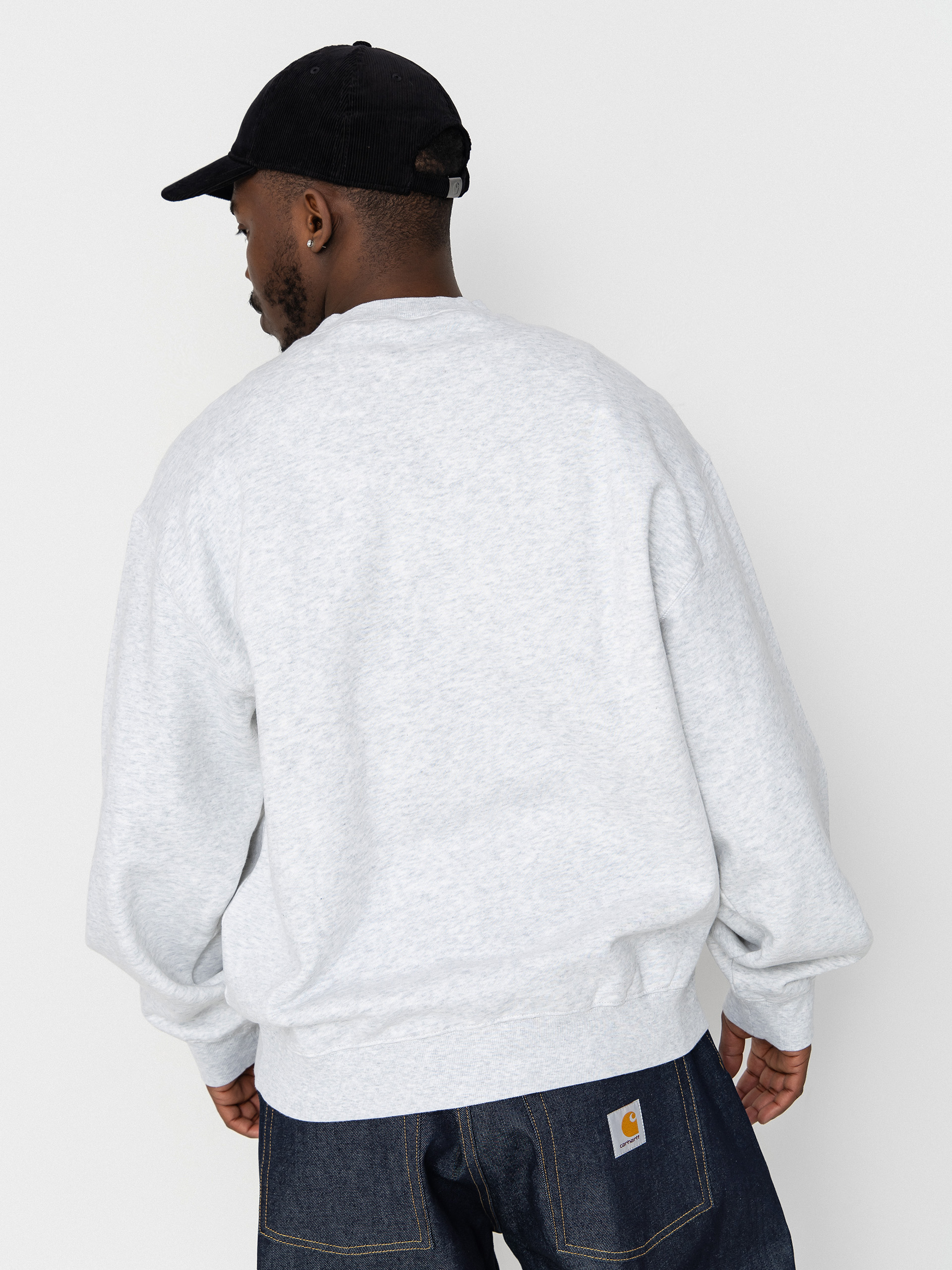 Світшот Carhartt WIP WIP Label (ash heather)