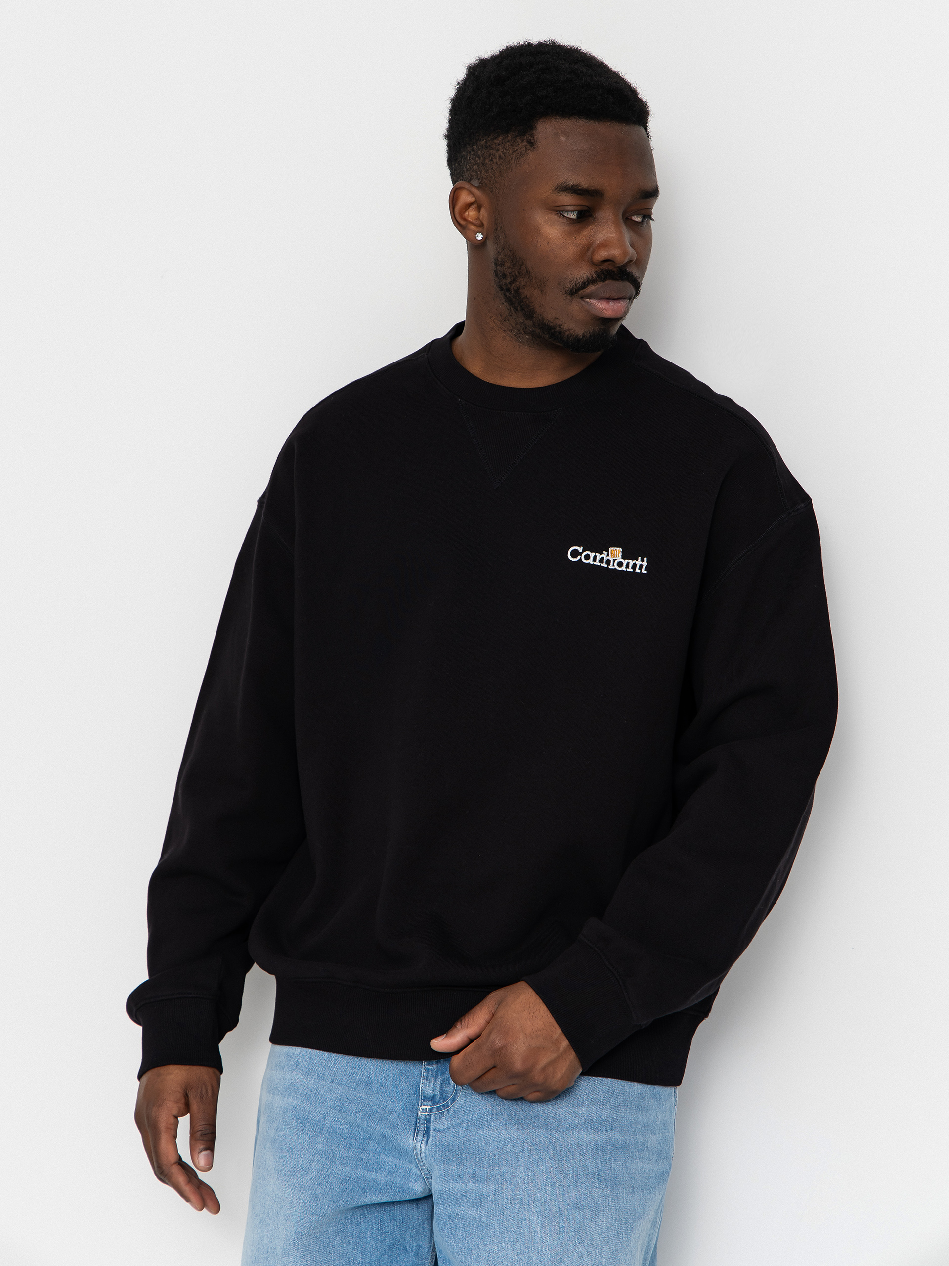 Світшот Carhartt WIP WIP Label (black)