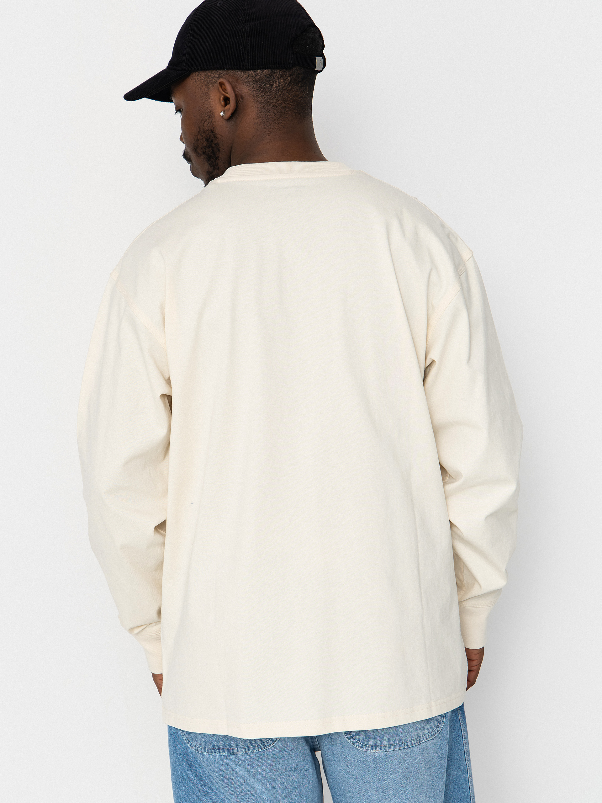 Лонгслів Carhartt WIP American Script (natural)