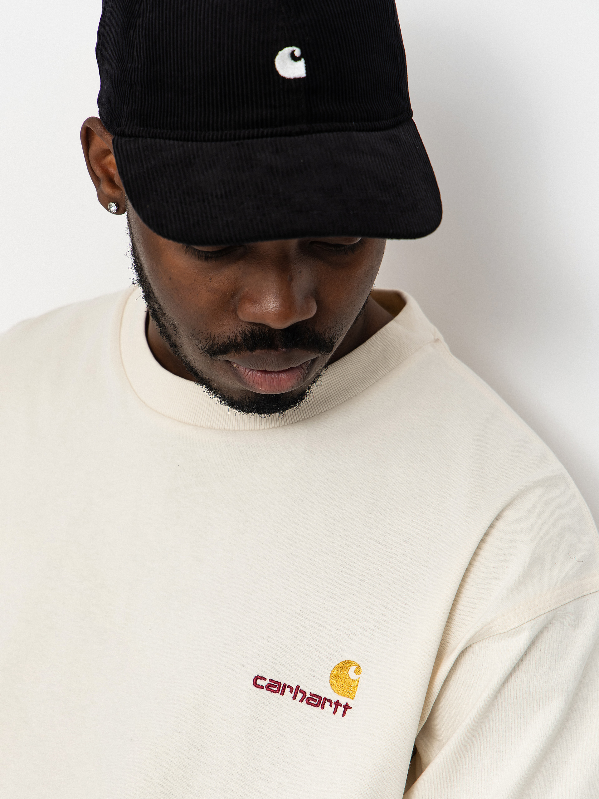 Лонгслів Carhartt WIP American Script (natural)
