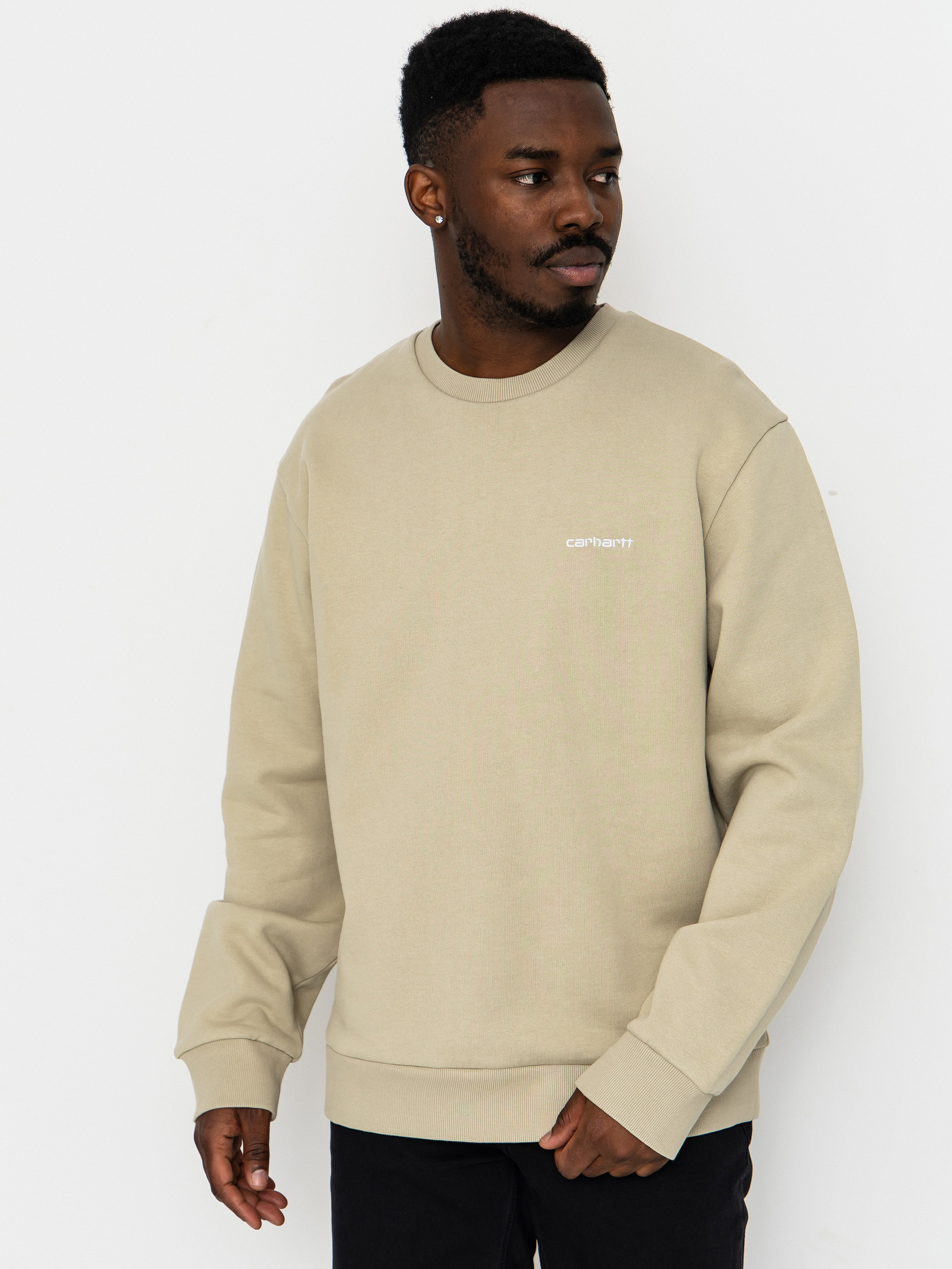 u0421u0432u0456u0442u0448u043eu0442 Carhartt WIP Script Embroidery (barchan/white)