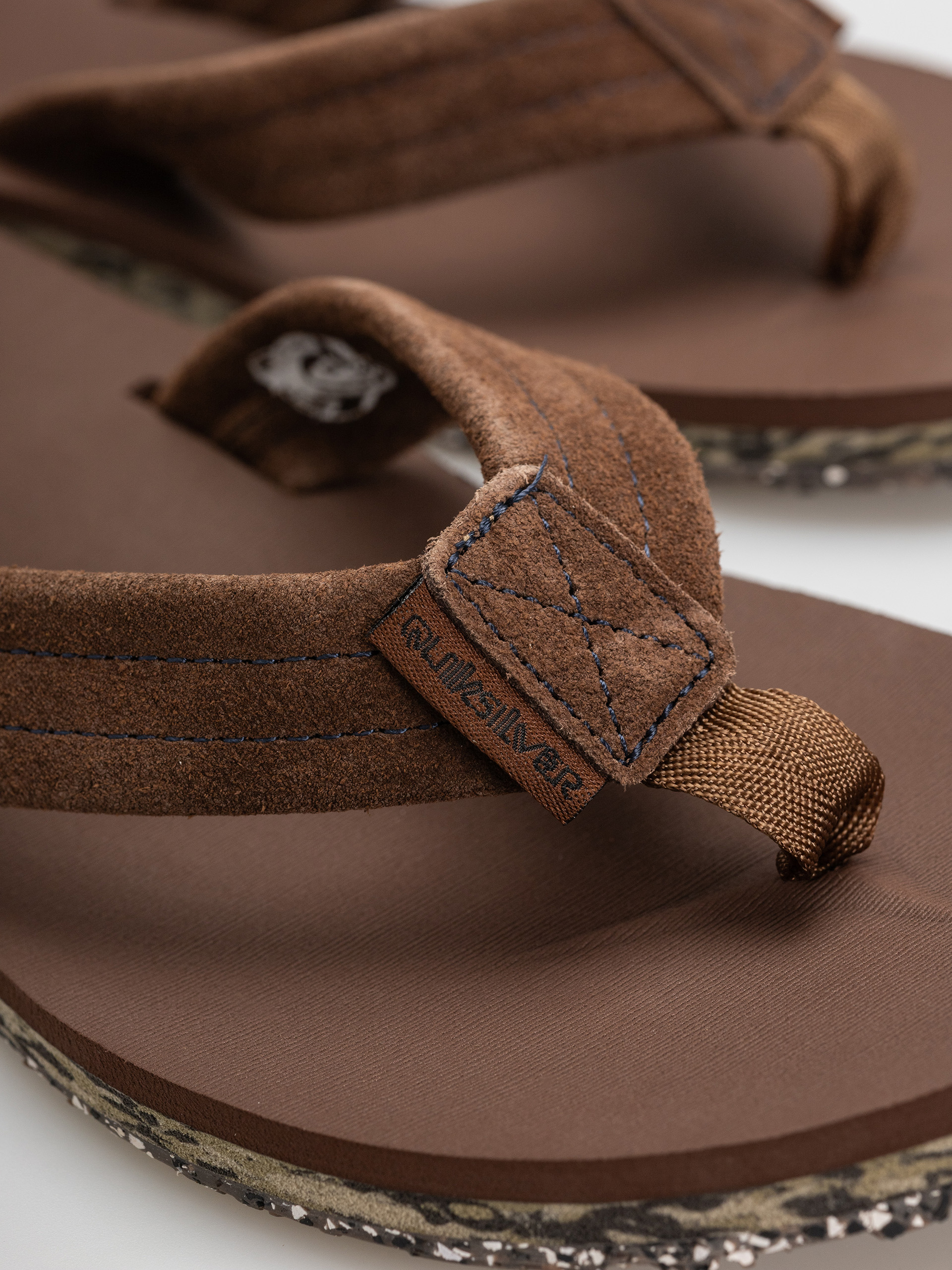 В‘єтнамки Quiksilver Carver Suede Recycled (brown)