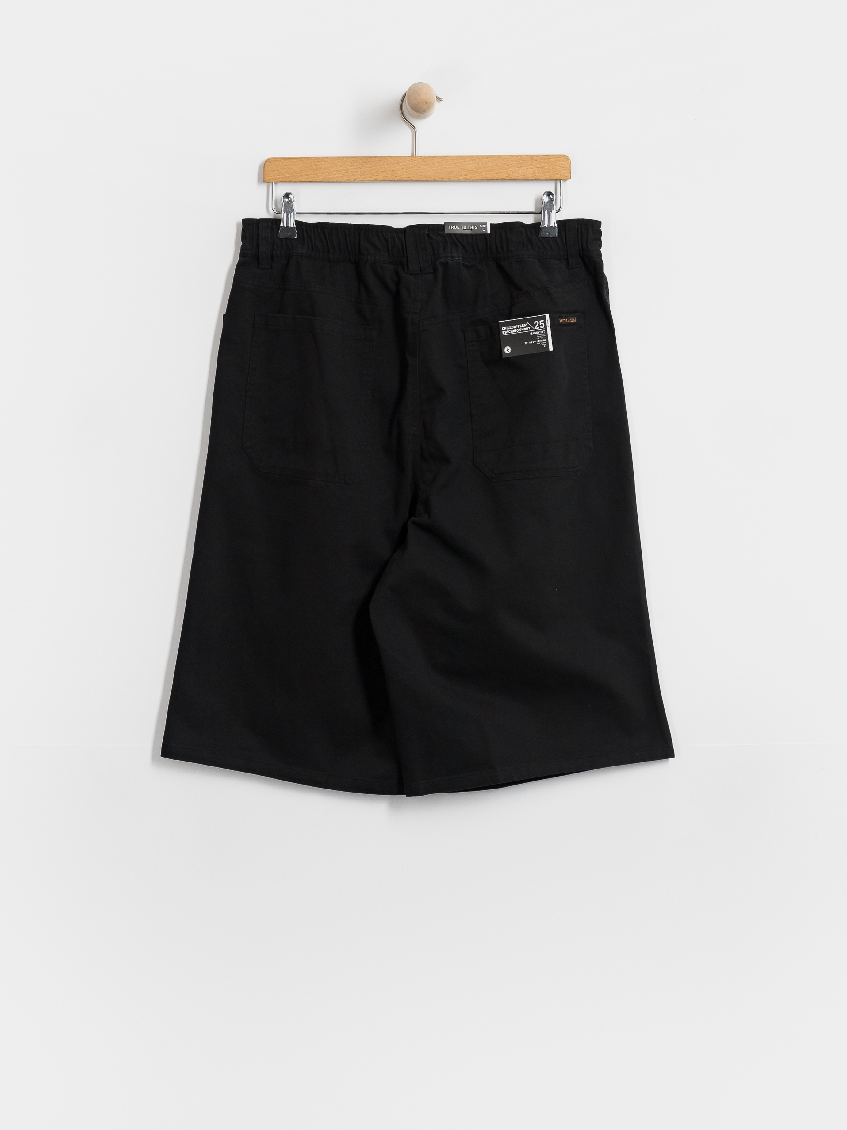 Шорти Volcom Chillow Pleat Ew Chino Sht 24 (black)