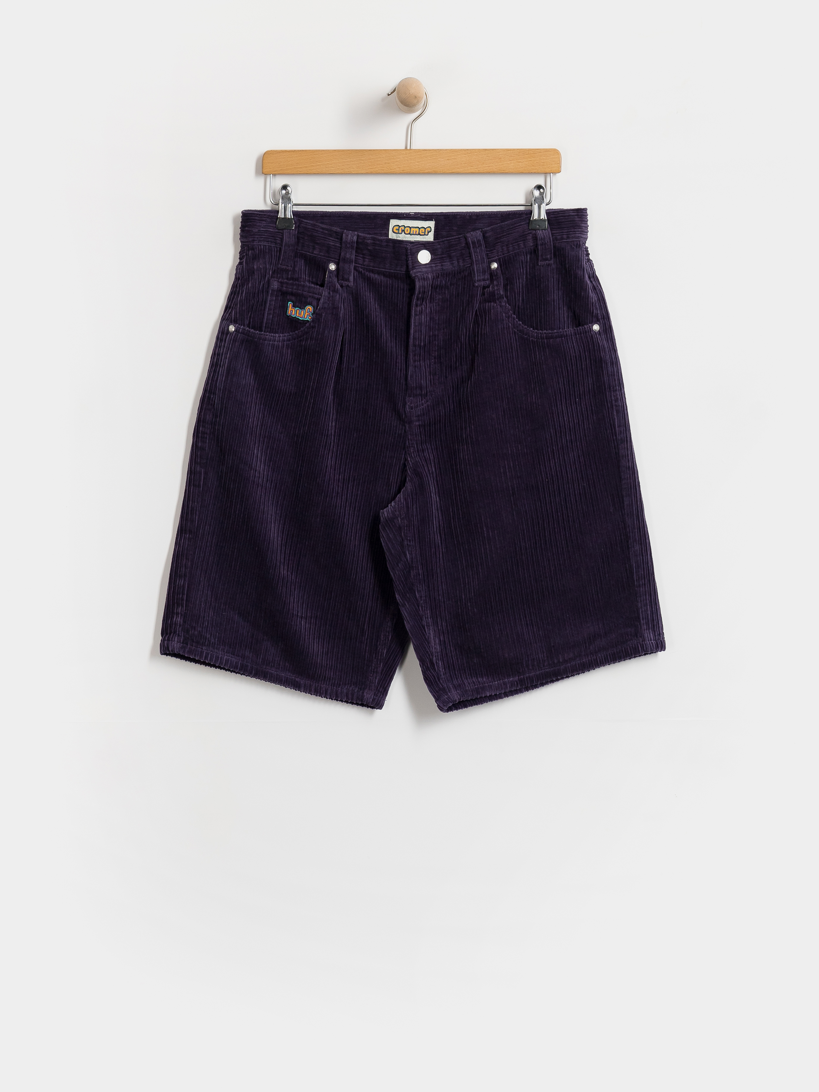 u0428u043eu0440u0442u0438 HUF Cromer Corduroy (dark berry)