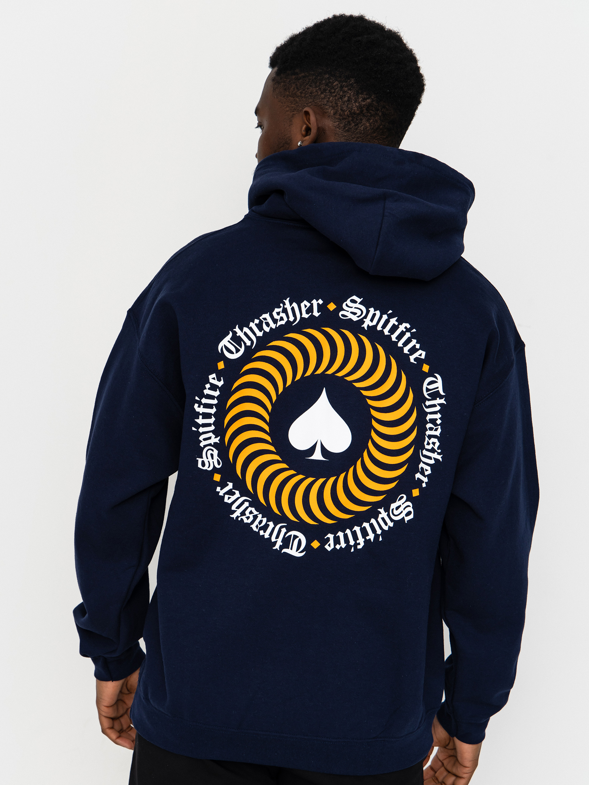 Худі Thrasher x Spitfire The End Oath HD (navy)