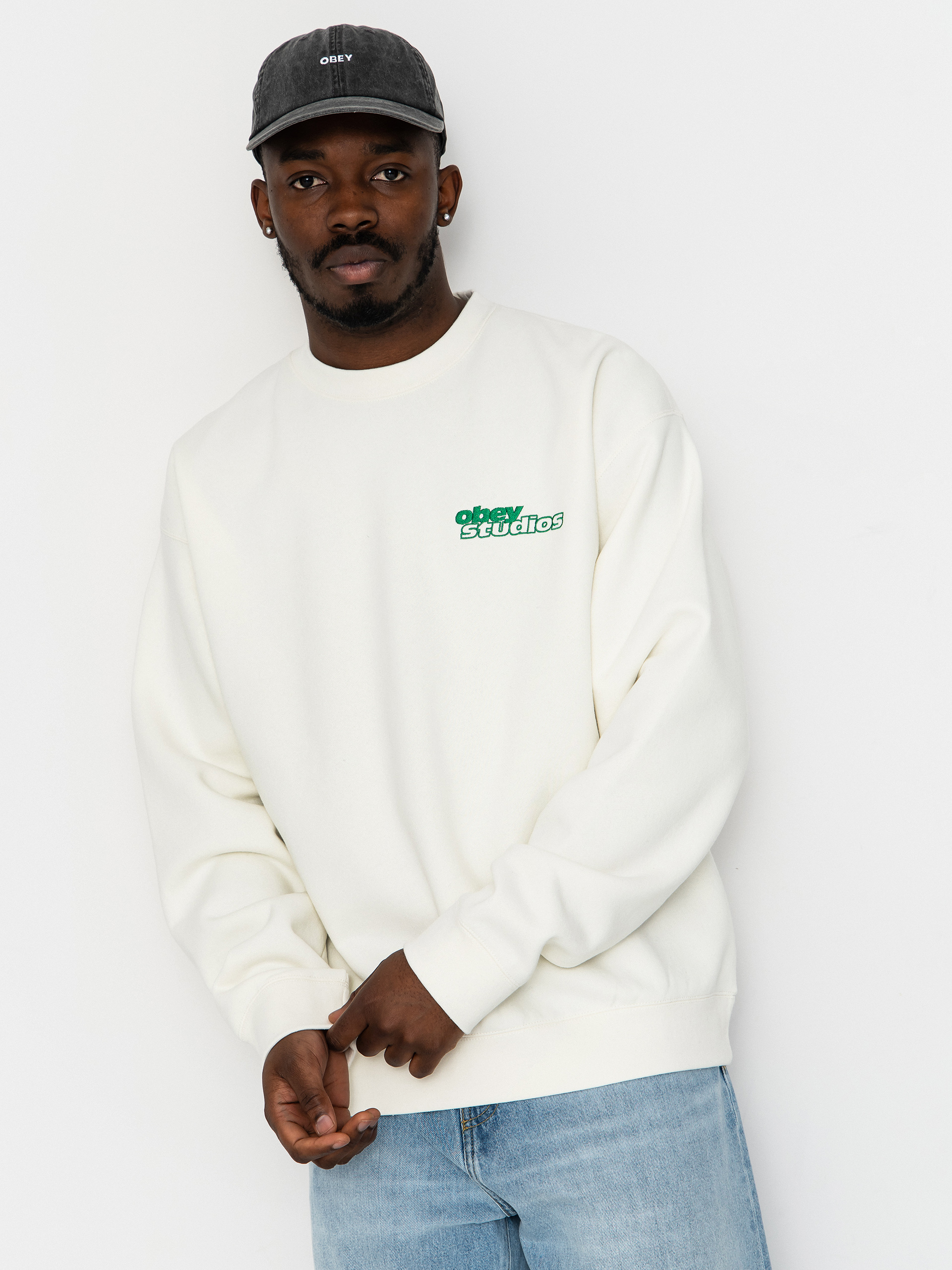 Світшот OBEY Tonic (off white)