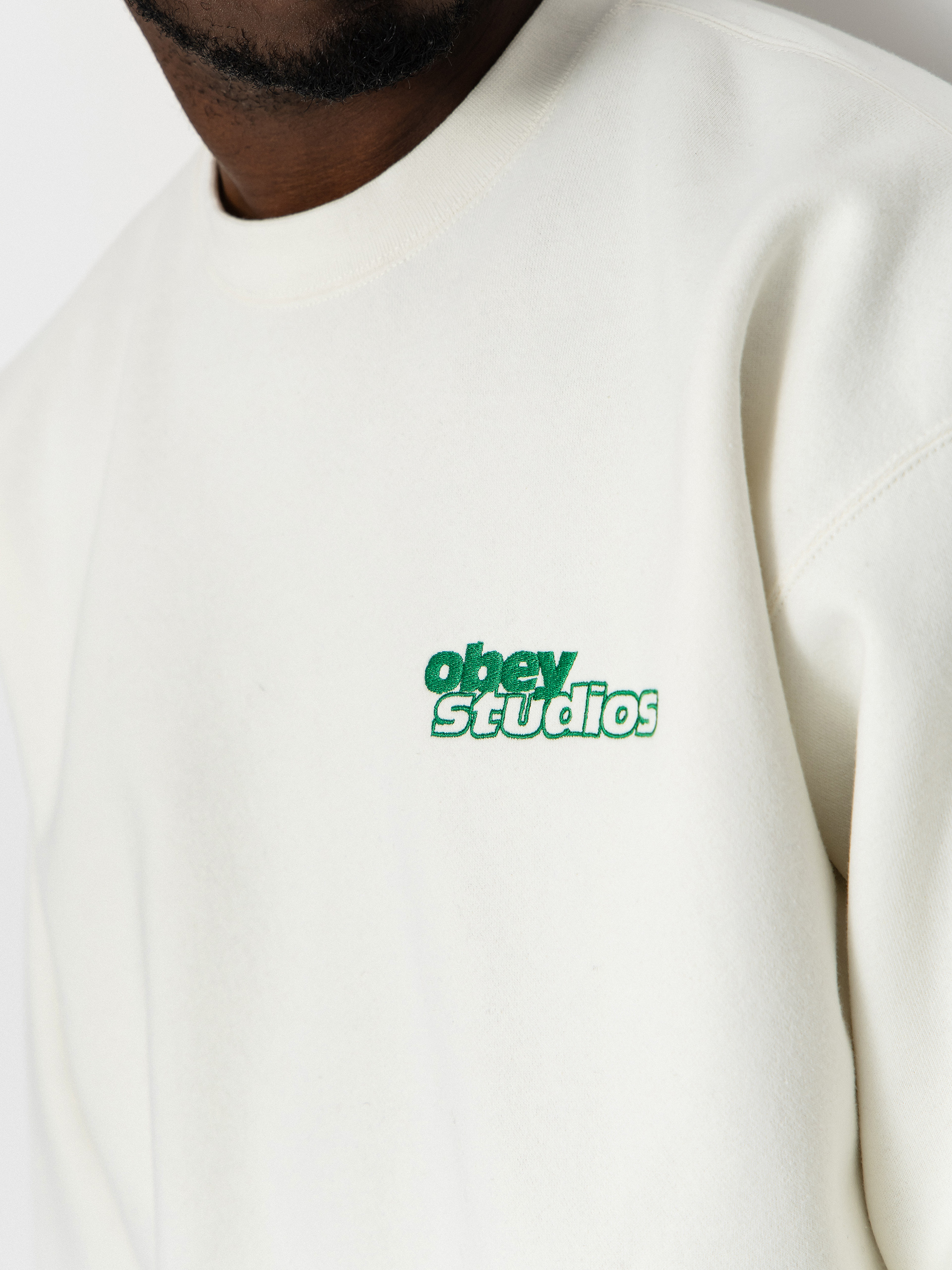Світшот OBEY Tonic (off white)