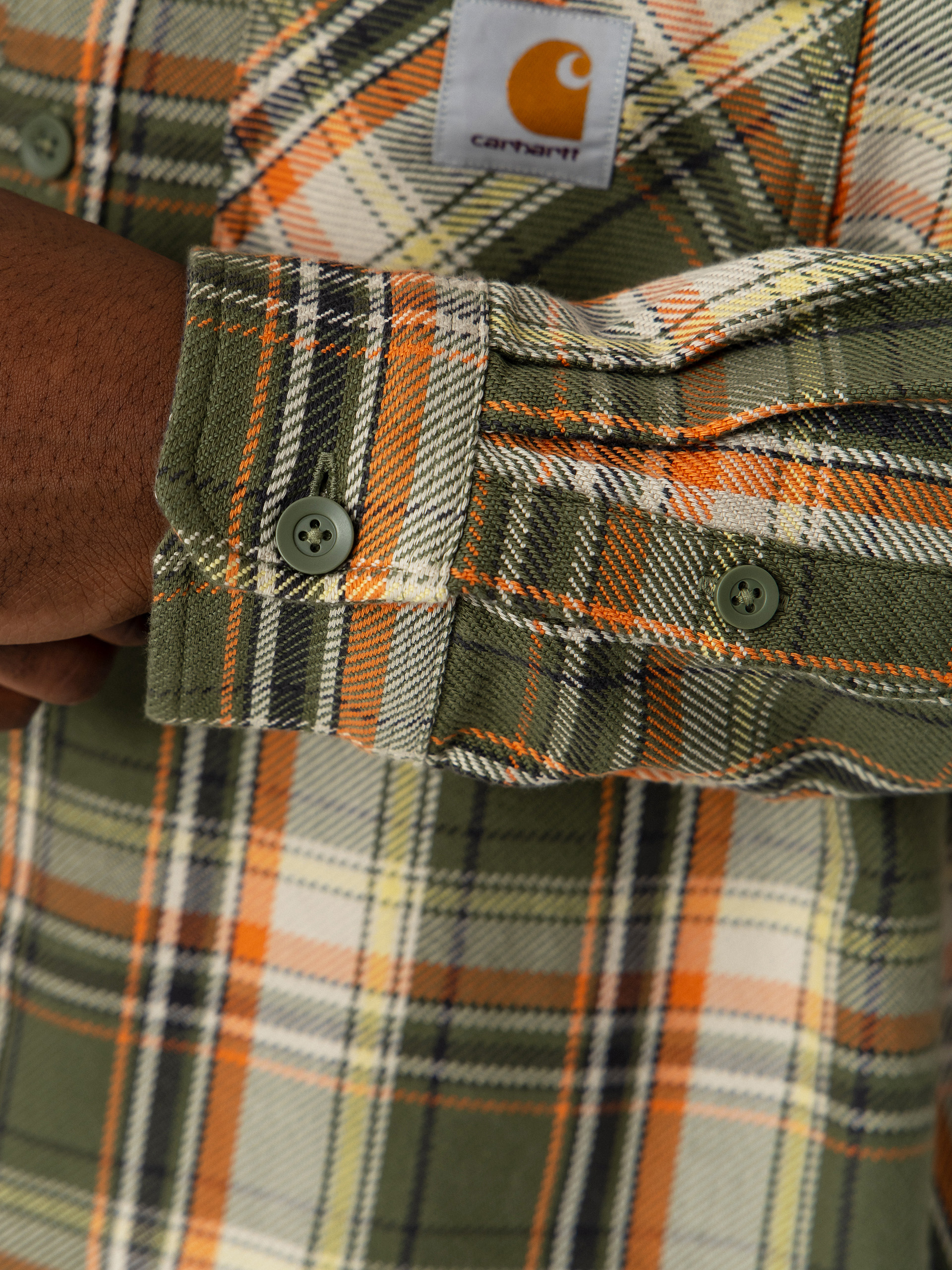 Сорочка Carhartt WIP Tunick (tunick check/dollar green)