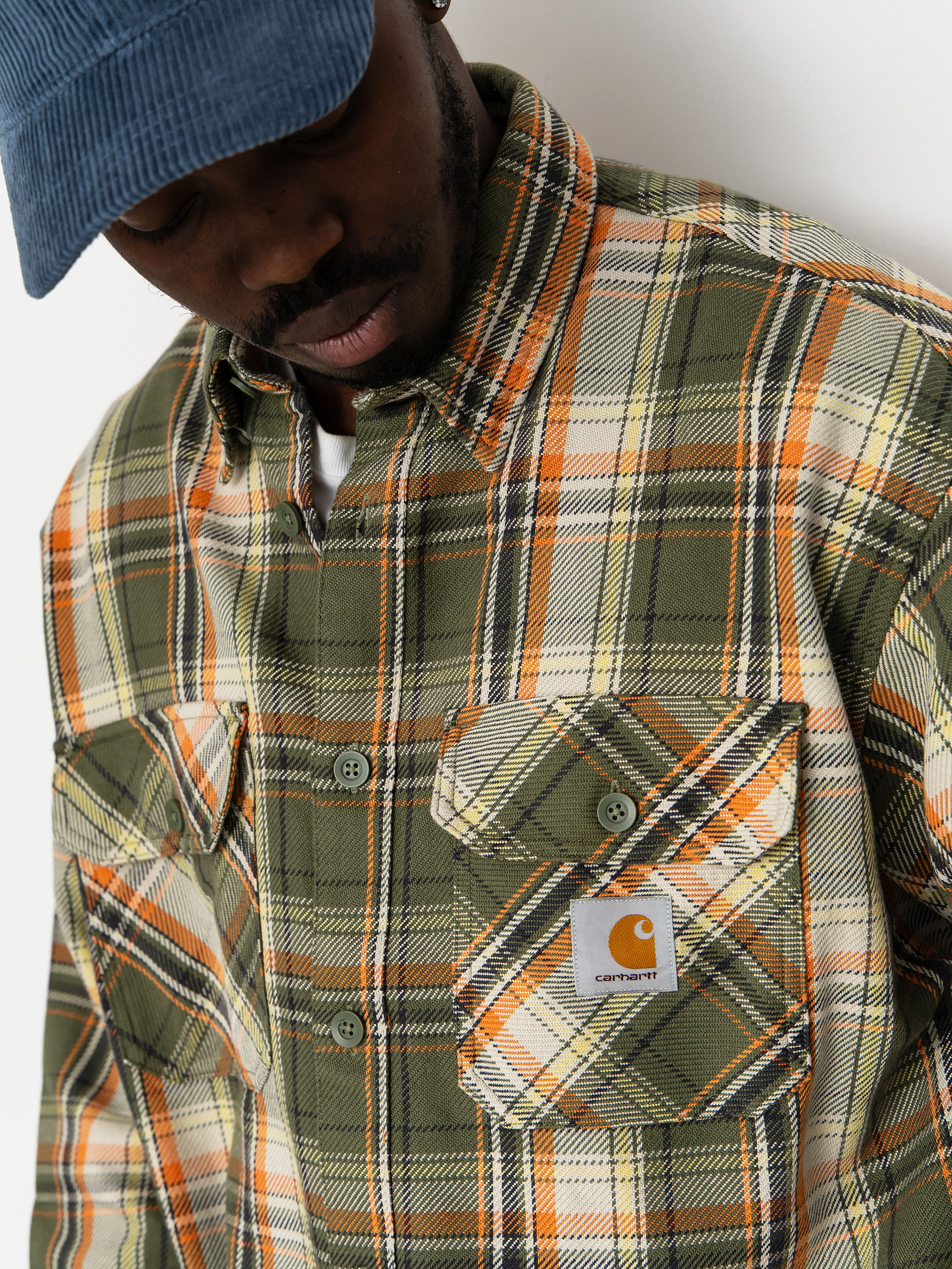 Сорочка Carhartt WIP Tunick (tunick check/dollar green)