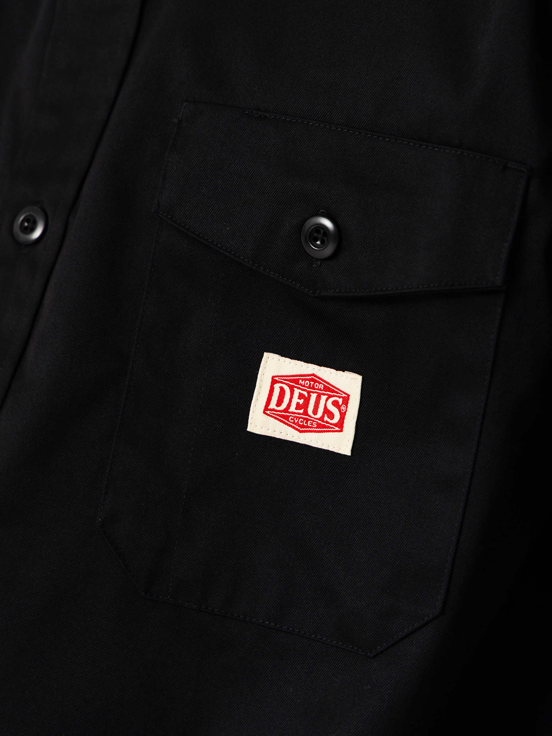 Сорочка Deus Ex Machina Service (black)