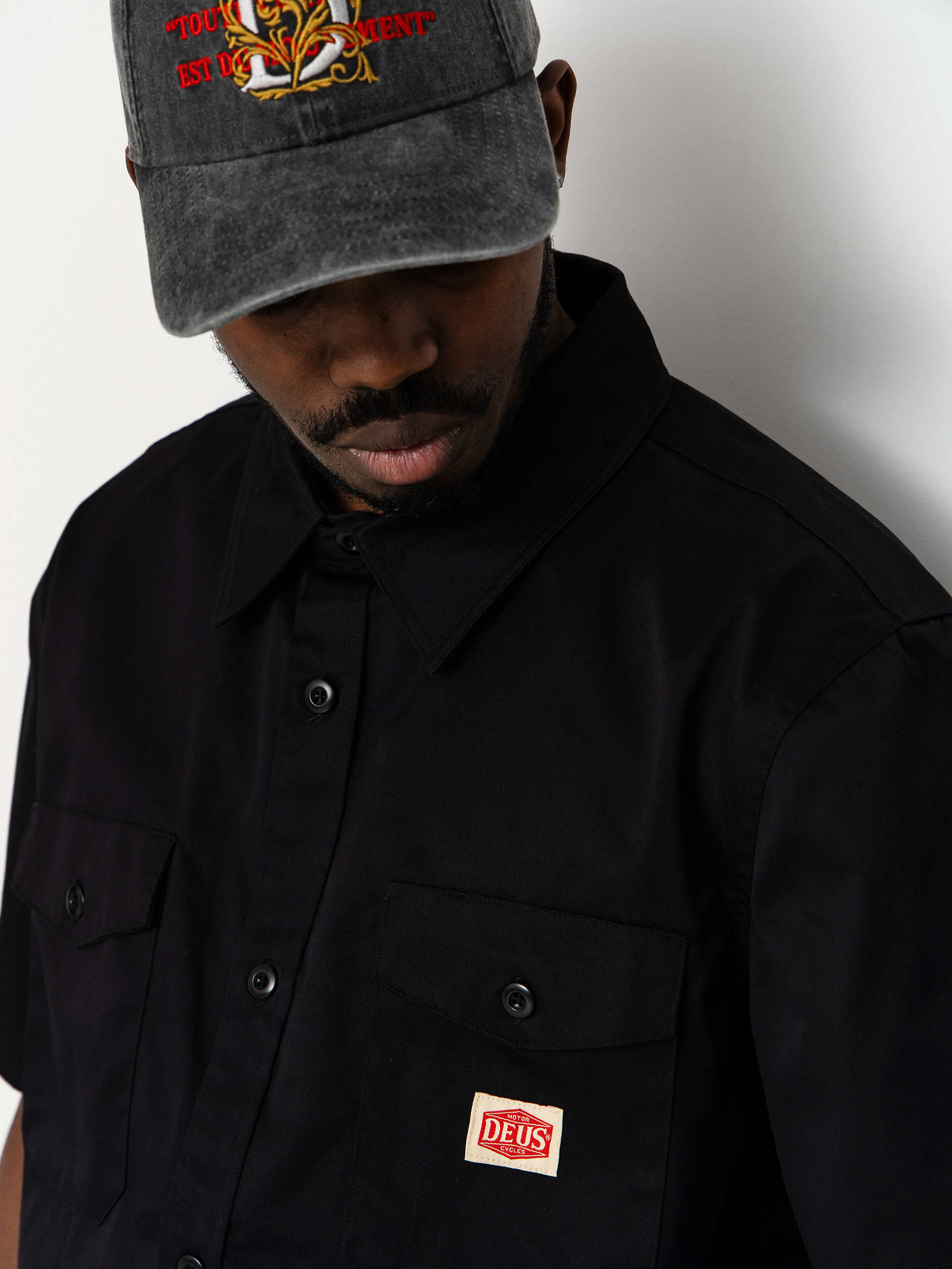 Сорочка Deus Ex Machina Service (black)