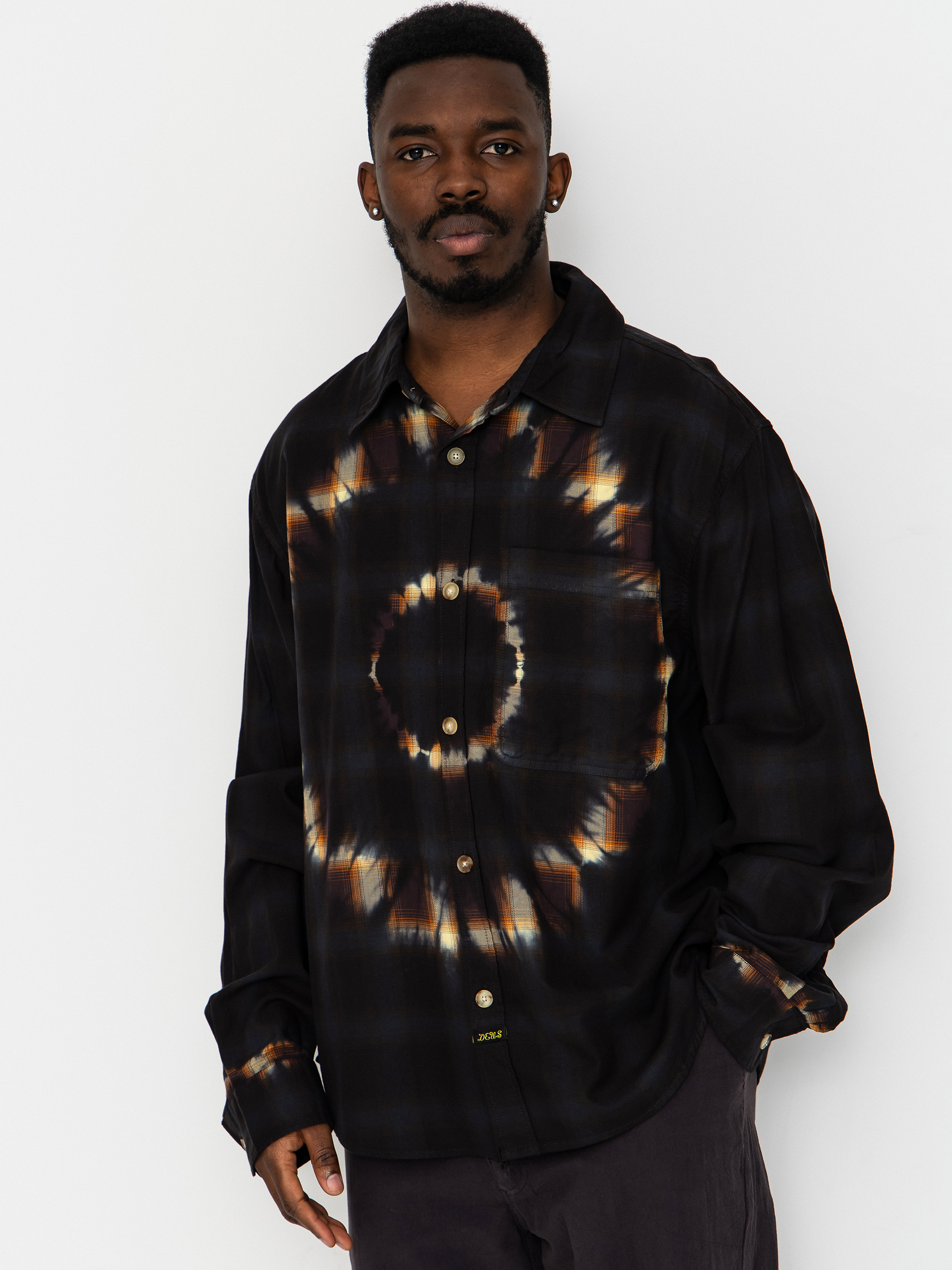 Сорочка Deus Ex Machina Vicizous (nightingale brown)