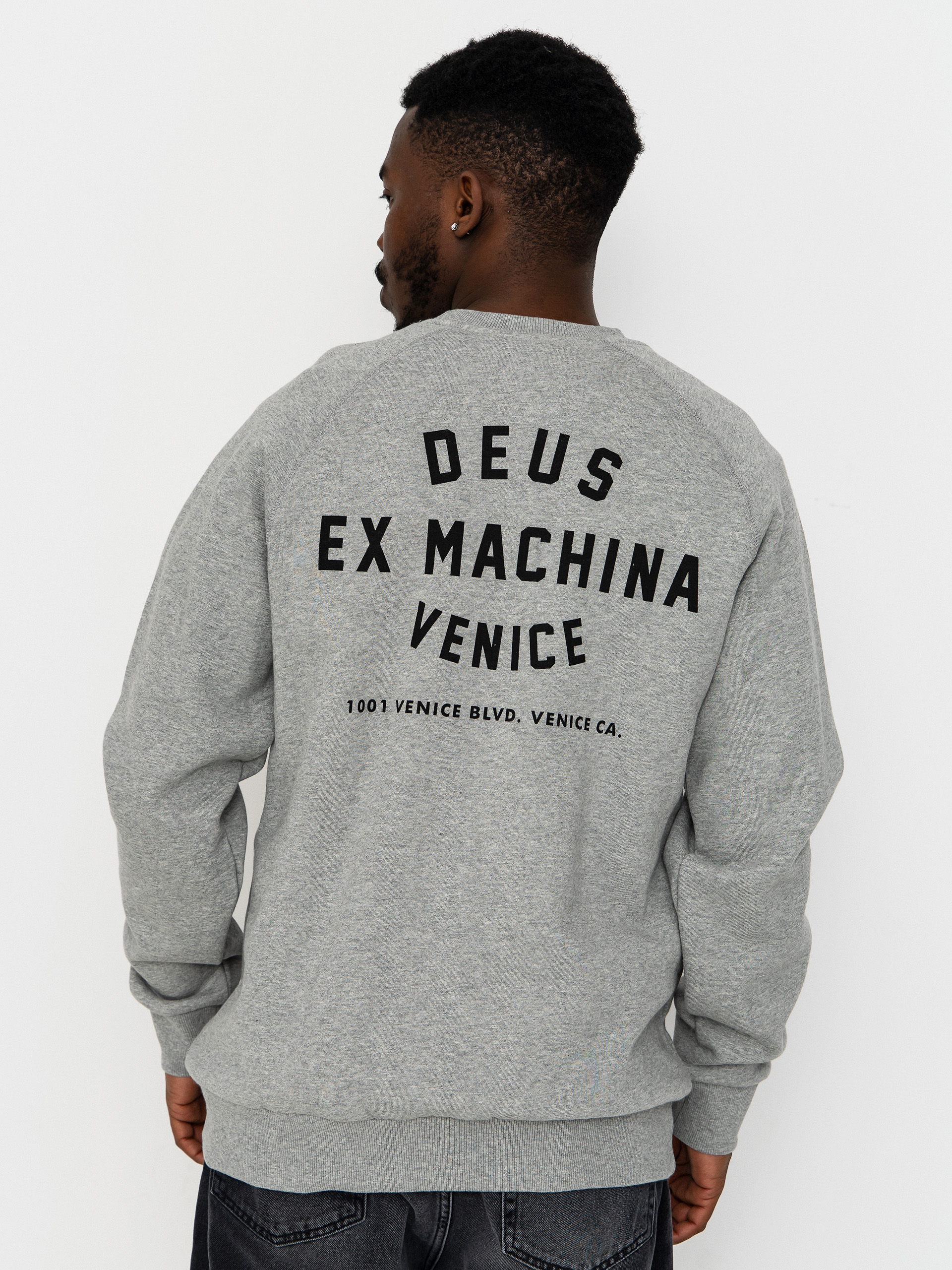 Світшот Deus Ex Machina Venice Address Crew (grey marle)