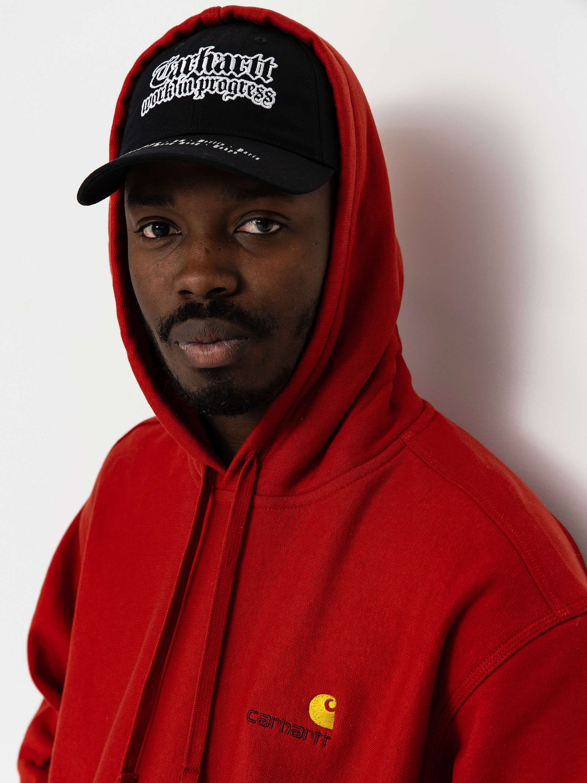 Худі Carhartt WIP American Script HD (oxide red)