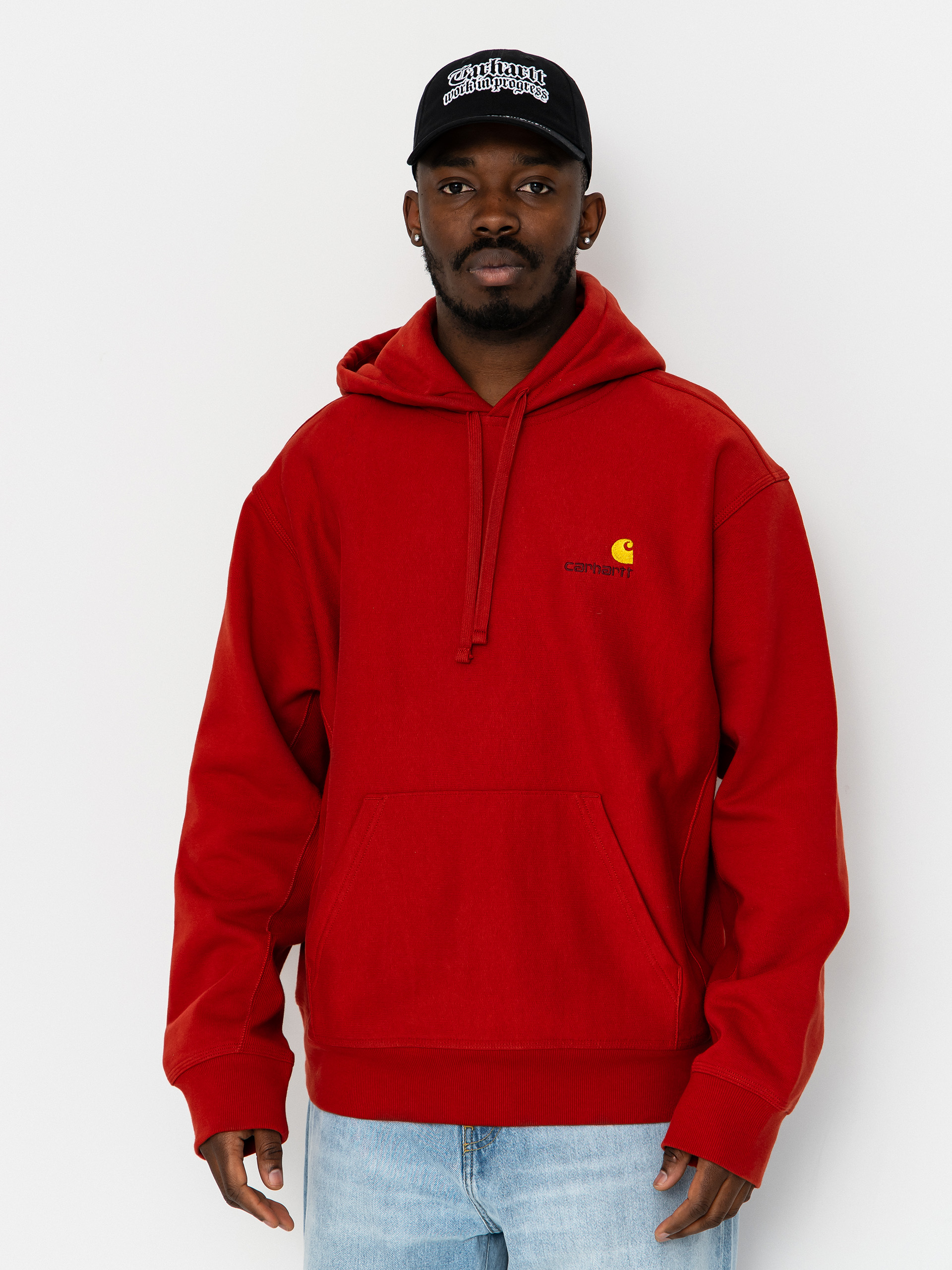 Худі Carhartt WIP American Script HD (oxide red)