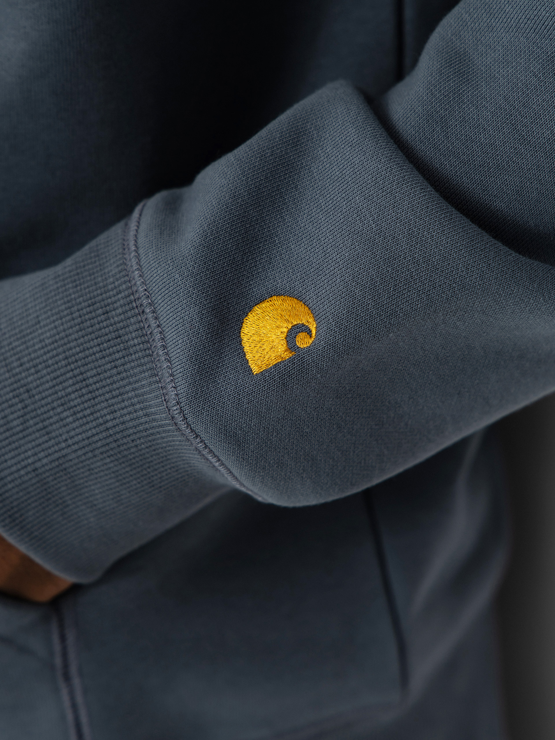 Худі Carhartt WIP Chase ZHD (cozy blue/gold)