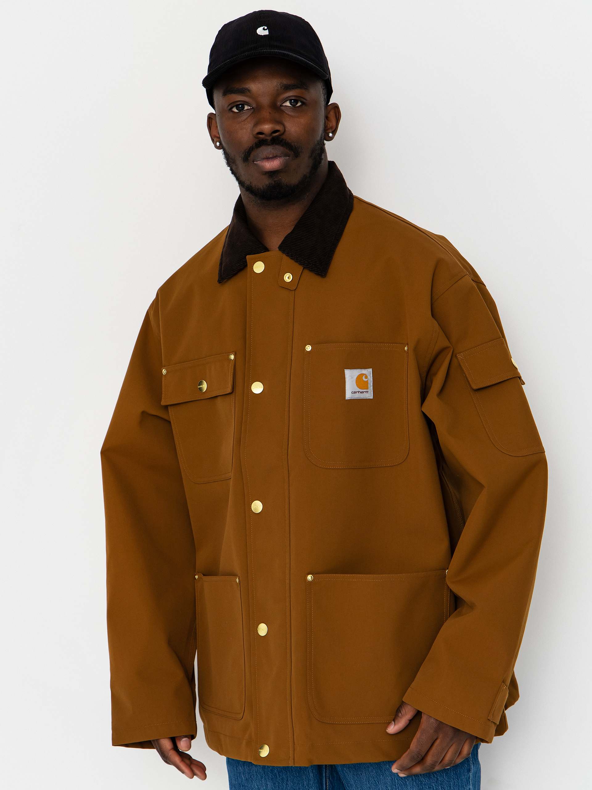 u041au0443u0440u0442u043au0430 Carhartt WIP Clapton (hamilton brown/tobacco)