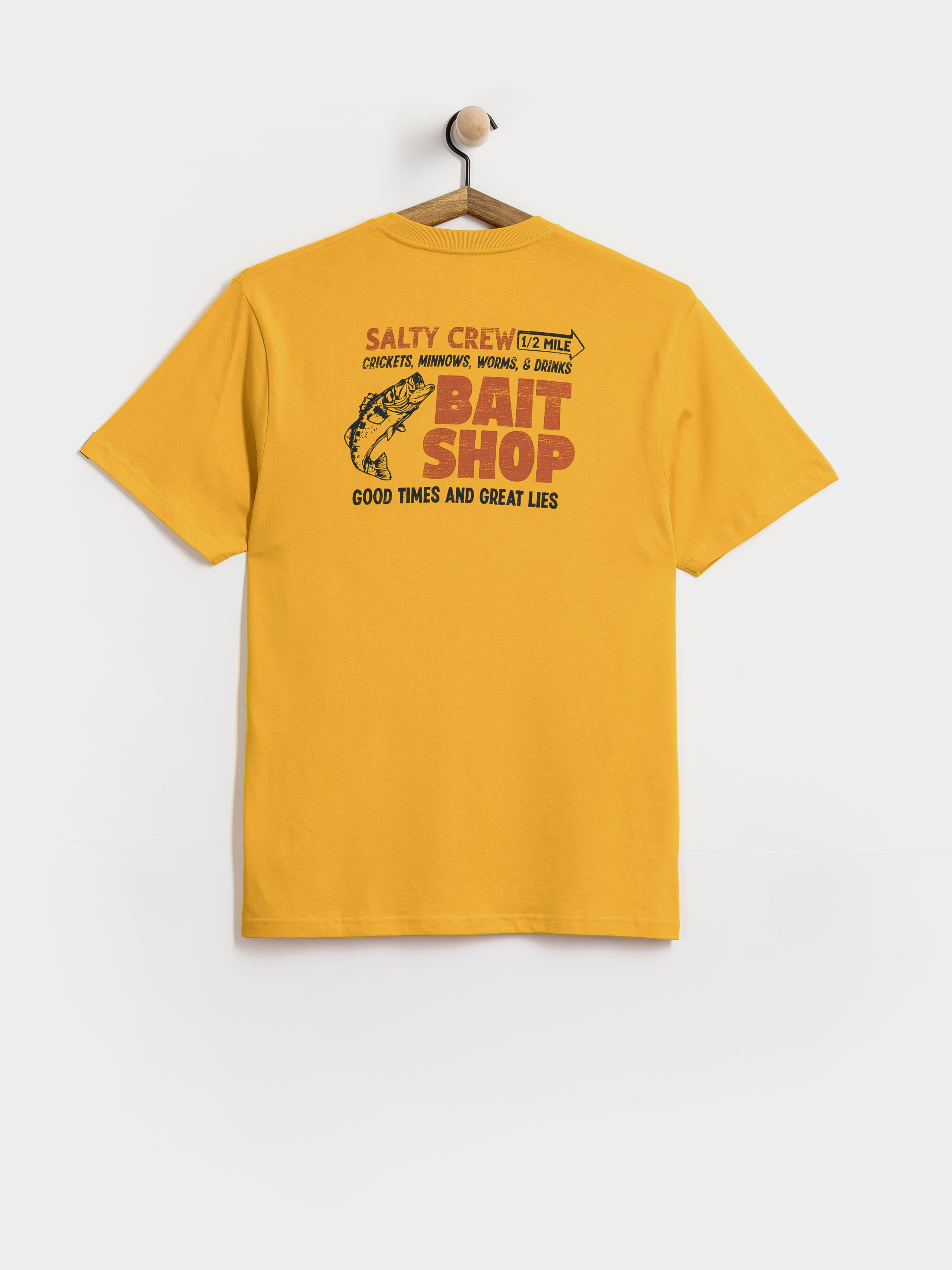 Футболка Salty Crew Bait Shop (mineral yellow)