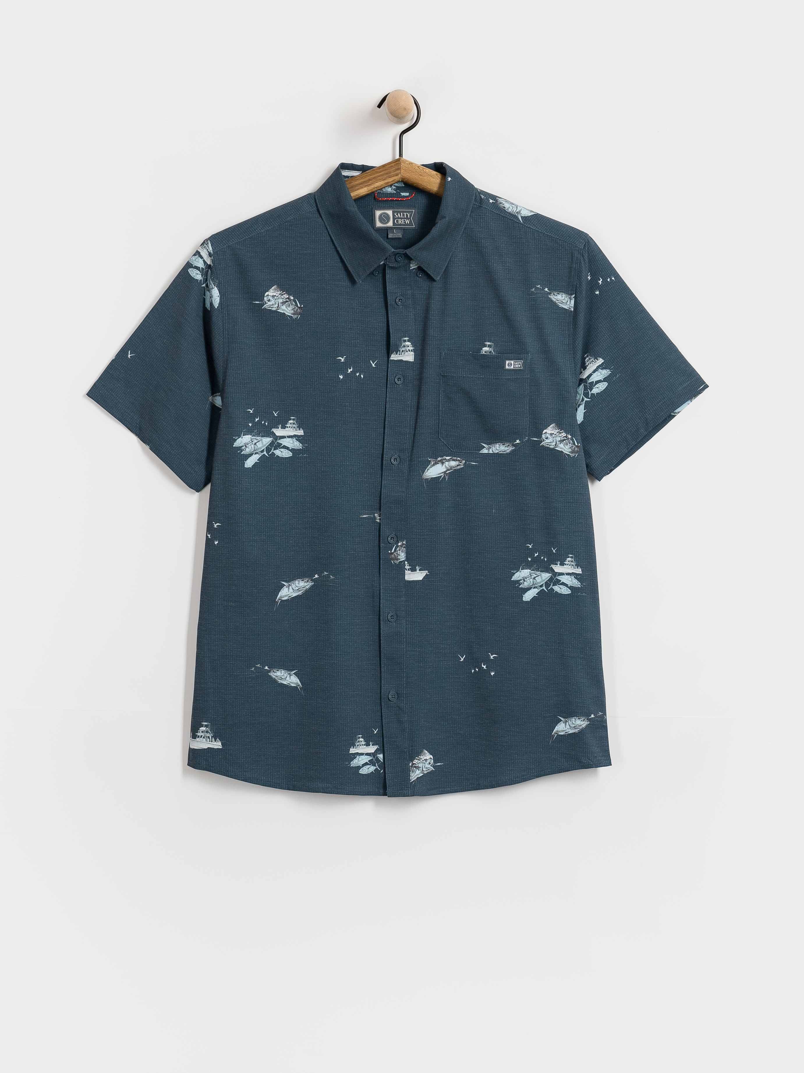 Сорочка Salty Crew Breezer Perf Button Up (midnight navy)