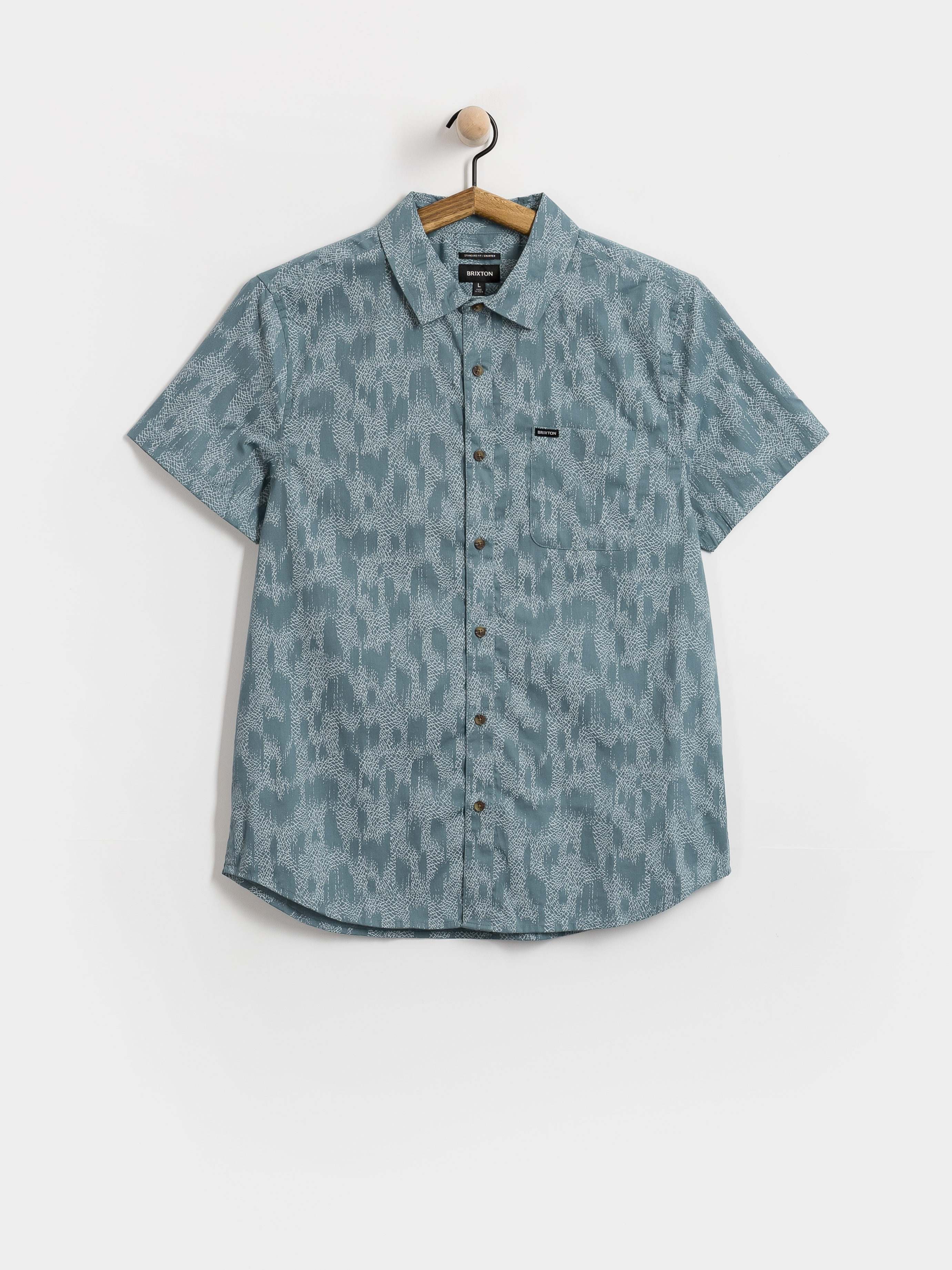 Сорочка Brixton Charter Print (trooper crackle paint)