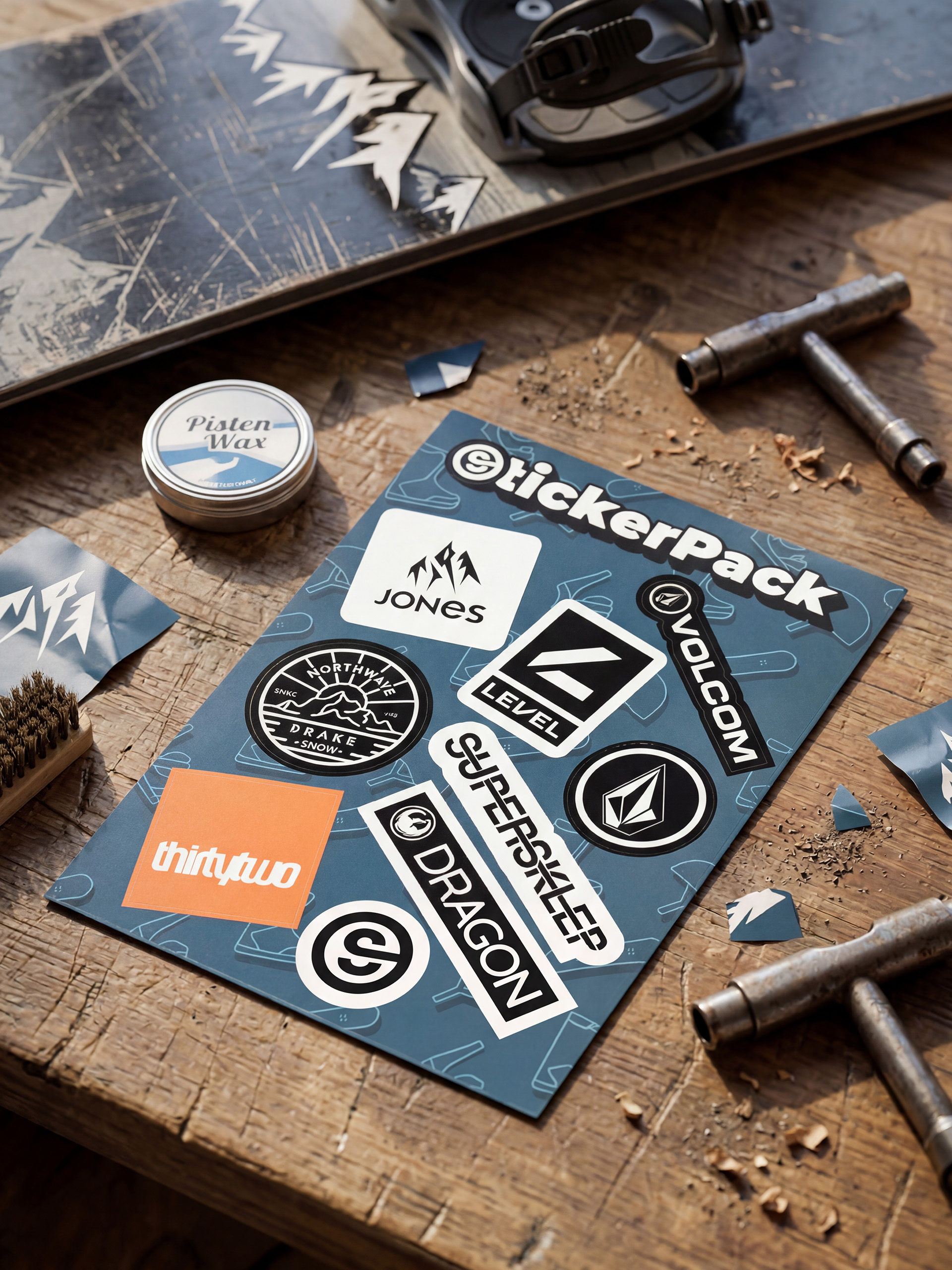 Наклейки Supersklep Sticker Pack (snow)