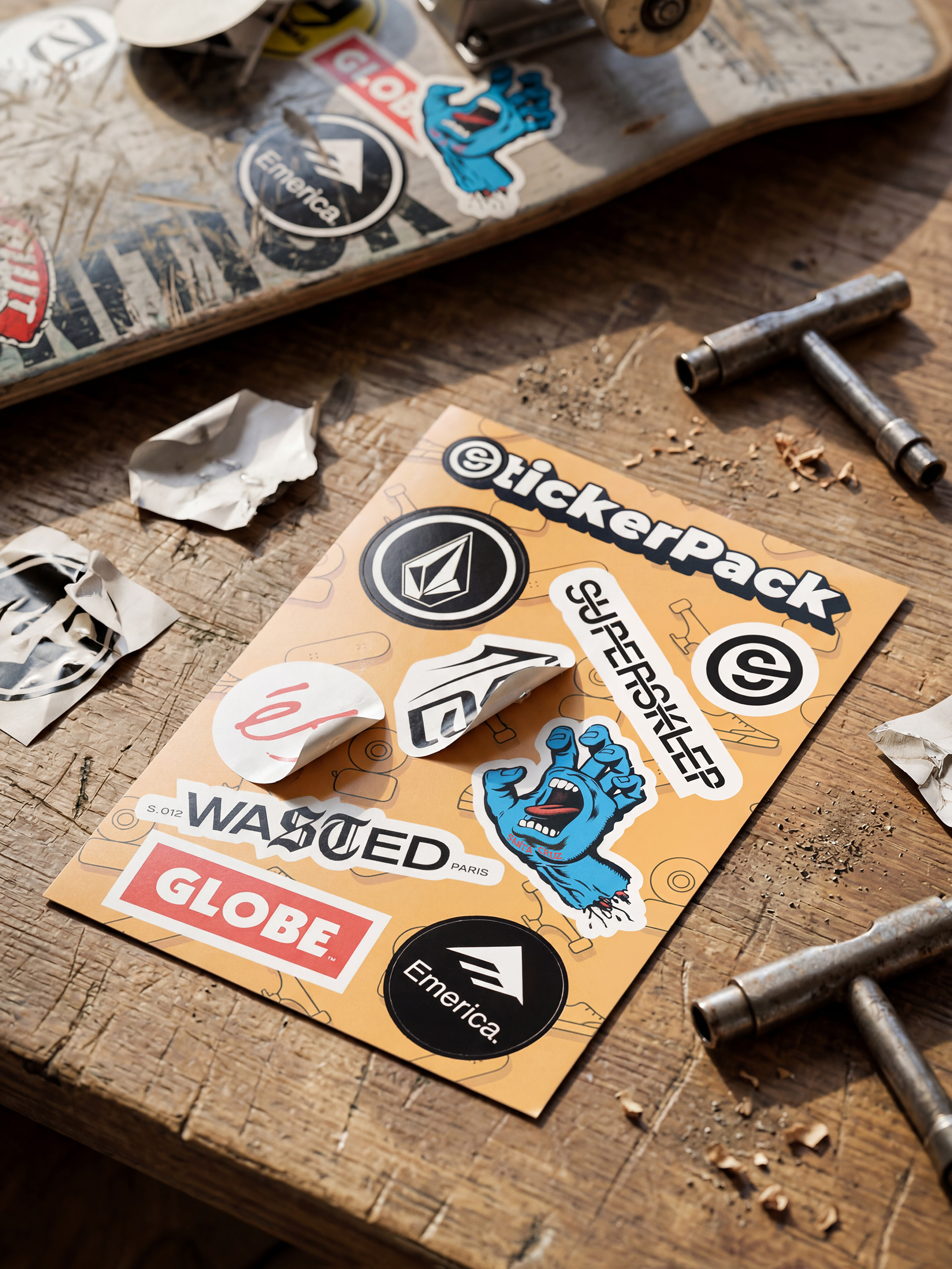 Наклейки Supersklep Sticker Pack (skate)