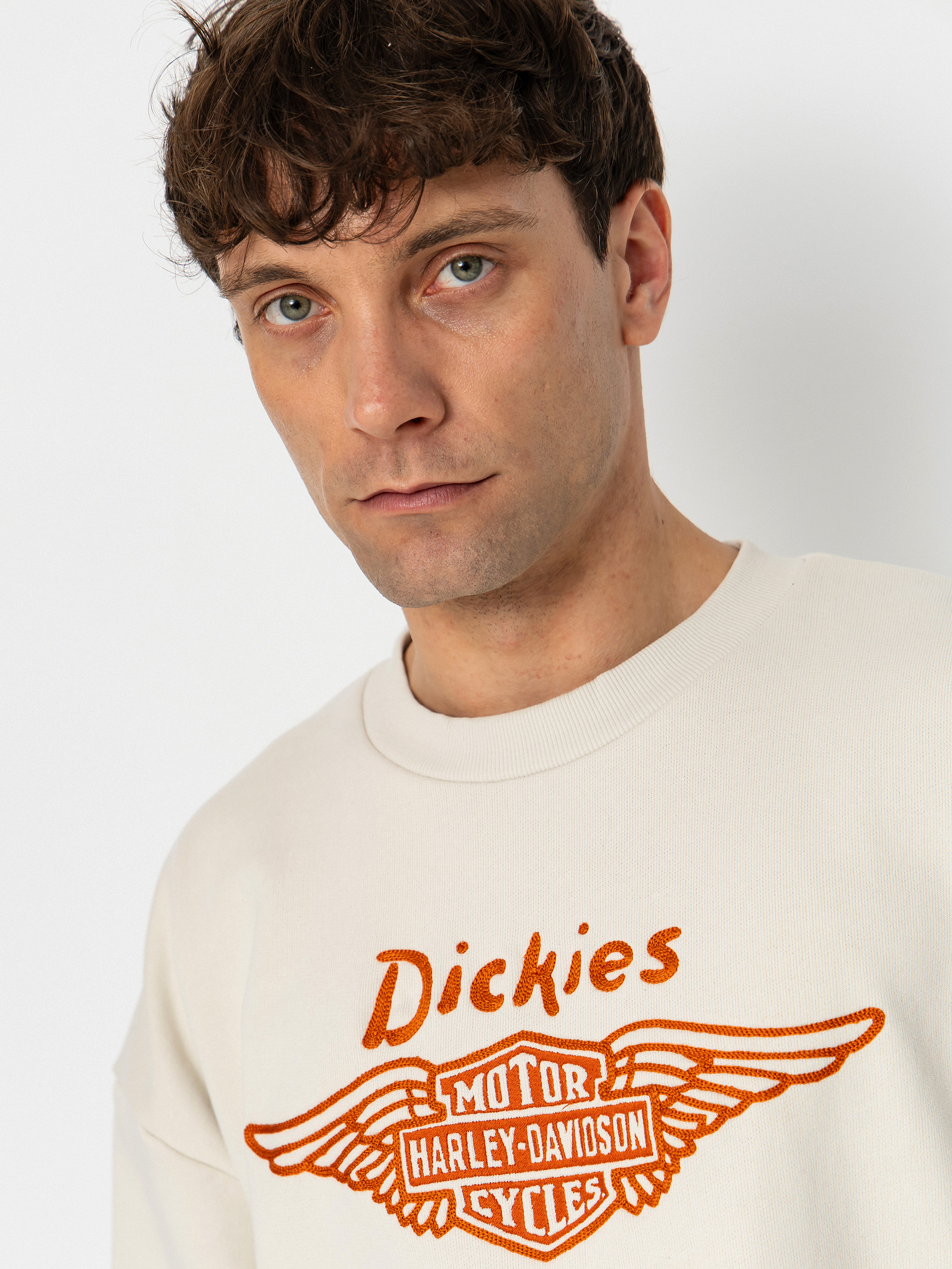 Світшот Dickies X Harley Davidson Boxy Crew (bone)