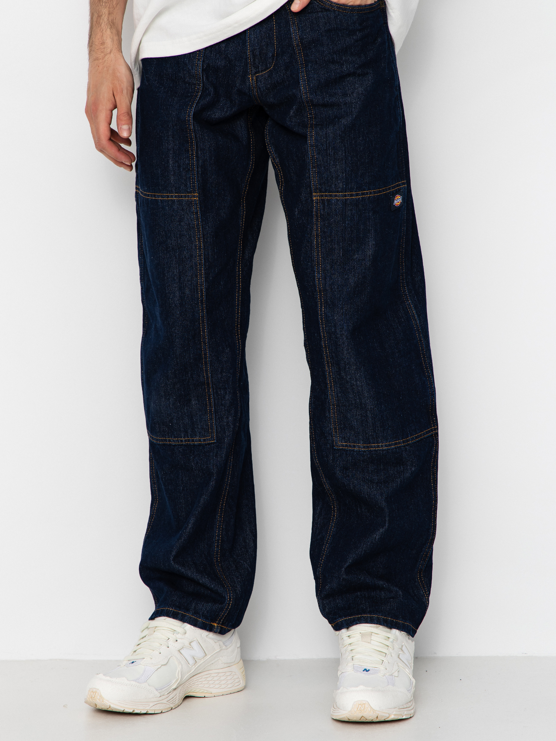 Штани Dickies X Harley Davidson Denim Carpenter (rinsed indigo blue)