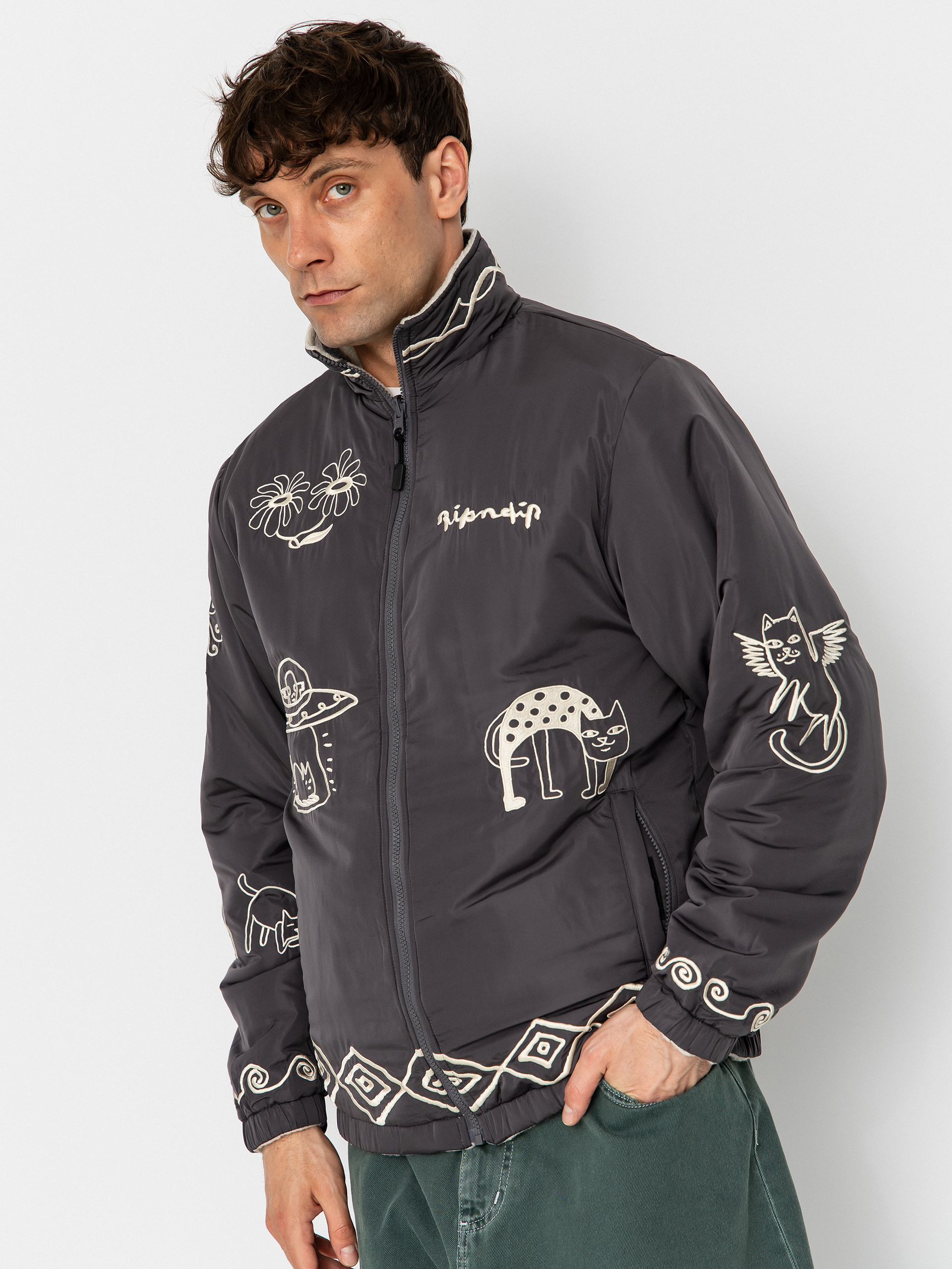 Куртка RipNDip Blonded Reversible (black)